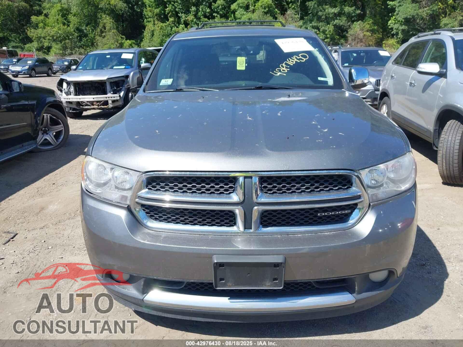 DODGE DURANGO 2012 - 1C4RDJAG0CC112734