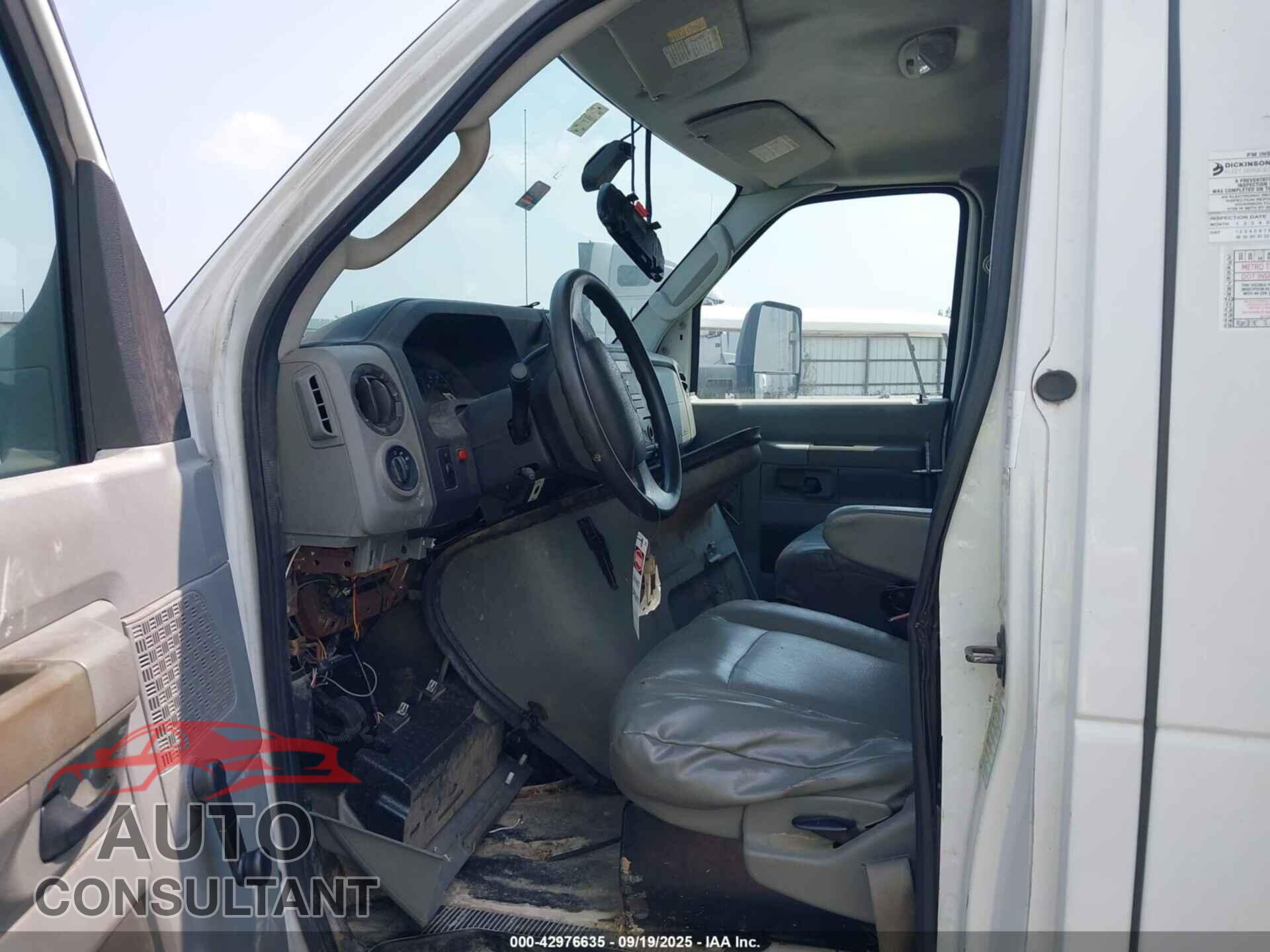 FORD E-450 CUTAWAY 2012 - 1FDXE4FLXCDA39454