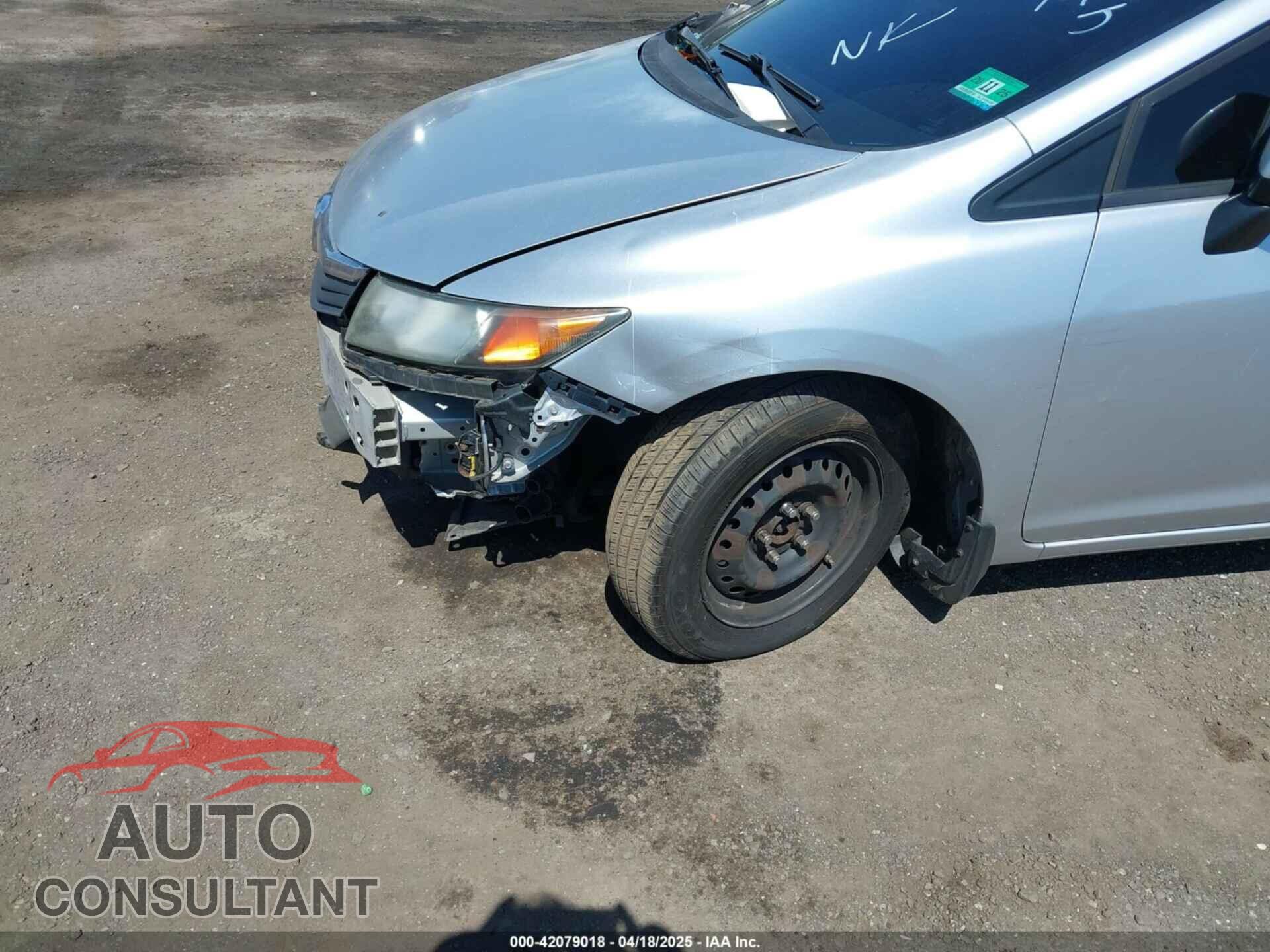 HONDA CIVIC 2012 - 2HGFB2F56CH314403