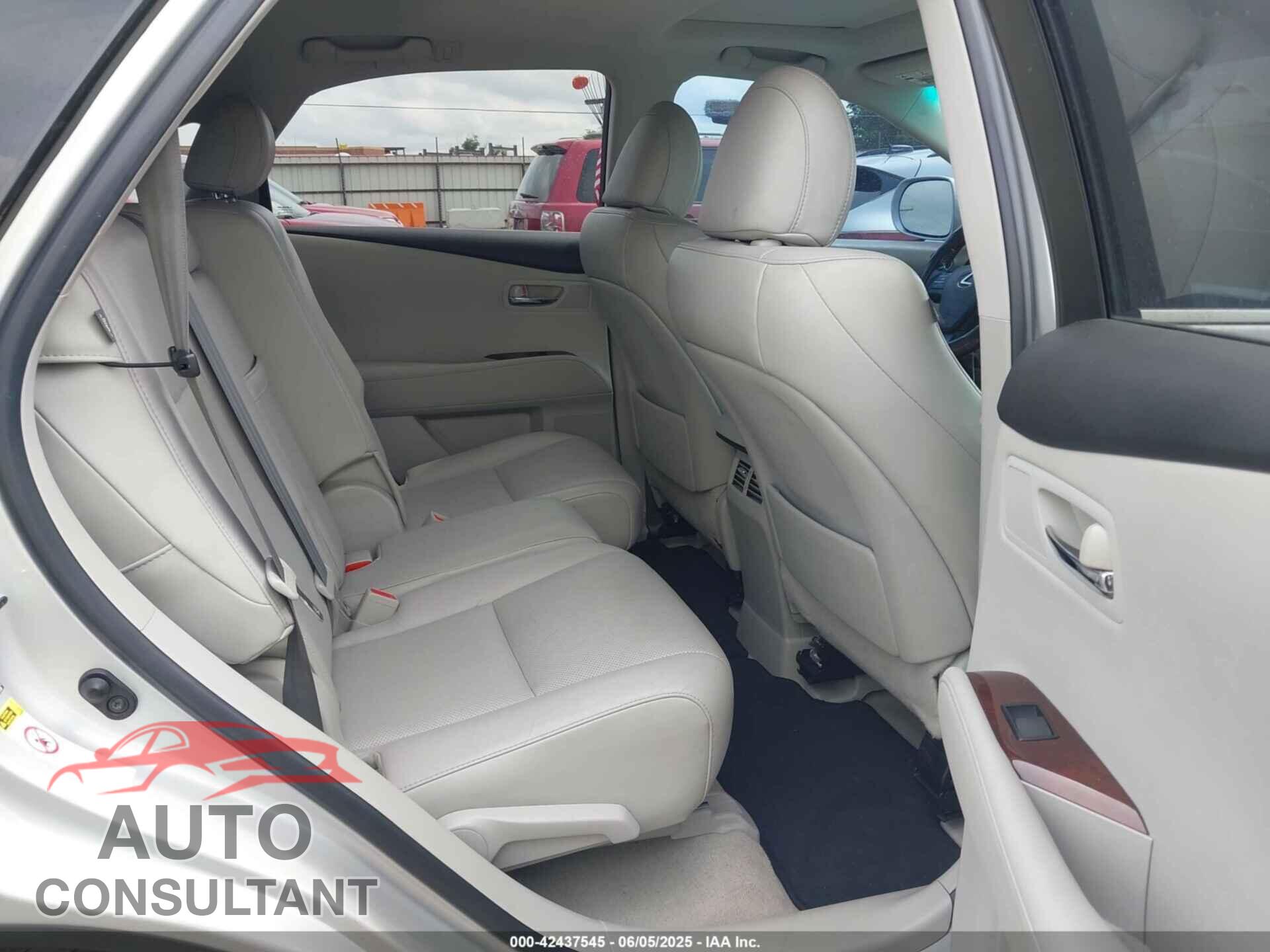 LEXUS RX 350 2011 - 2T2BK1BA3BC110690
