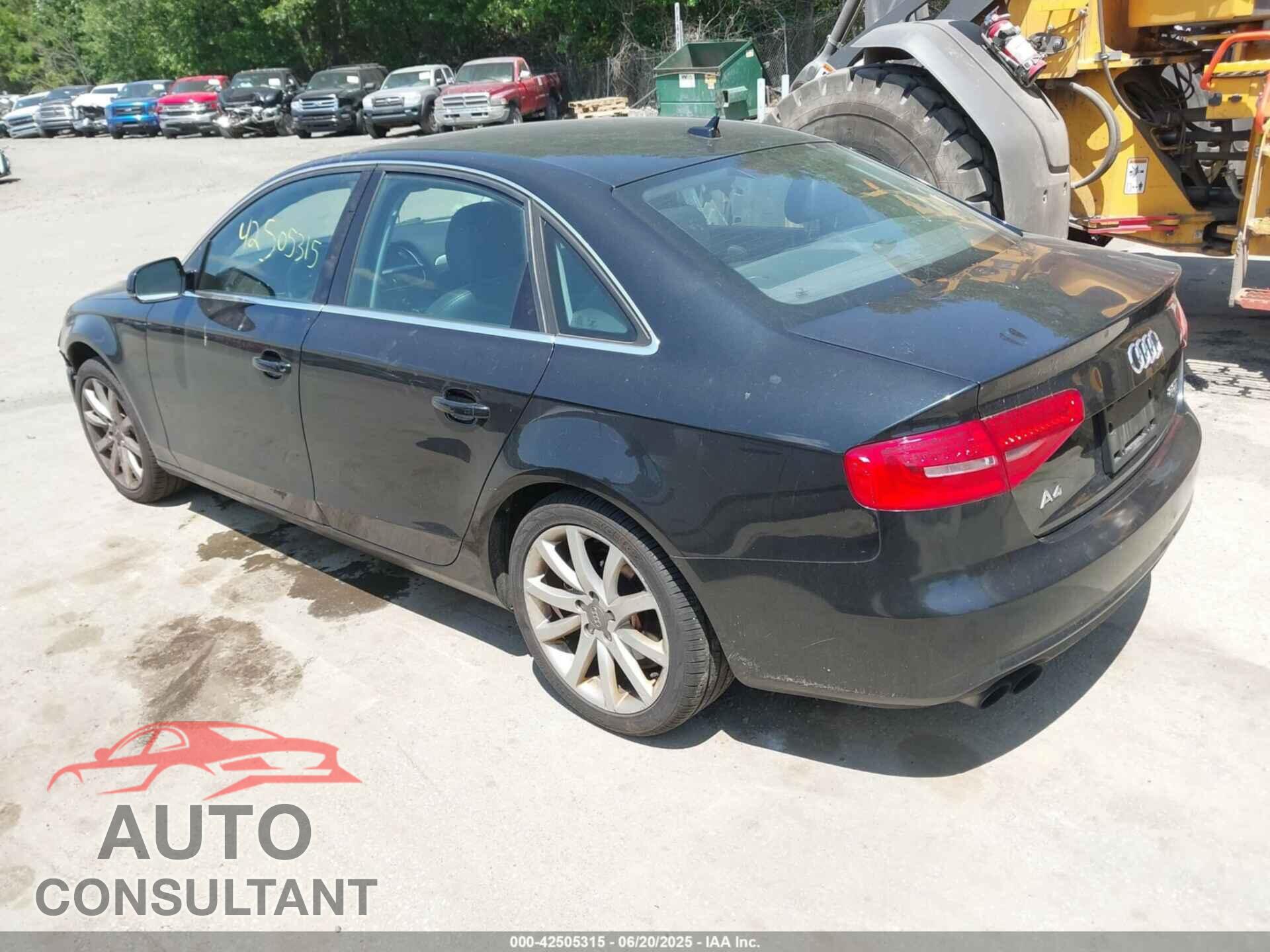 AUDI A4 2013 - WAUFFAFL6DN034157
