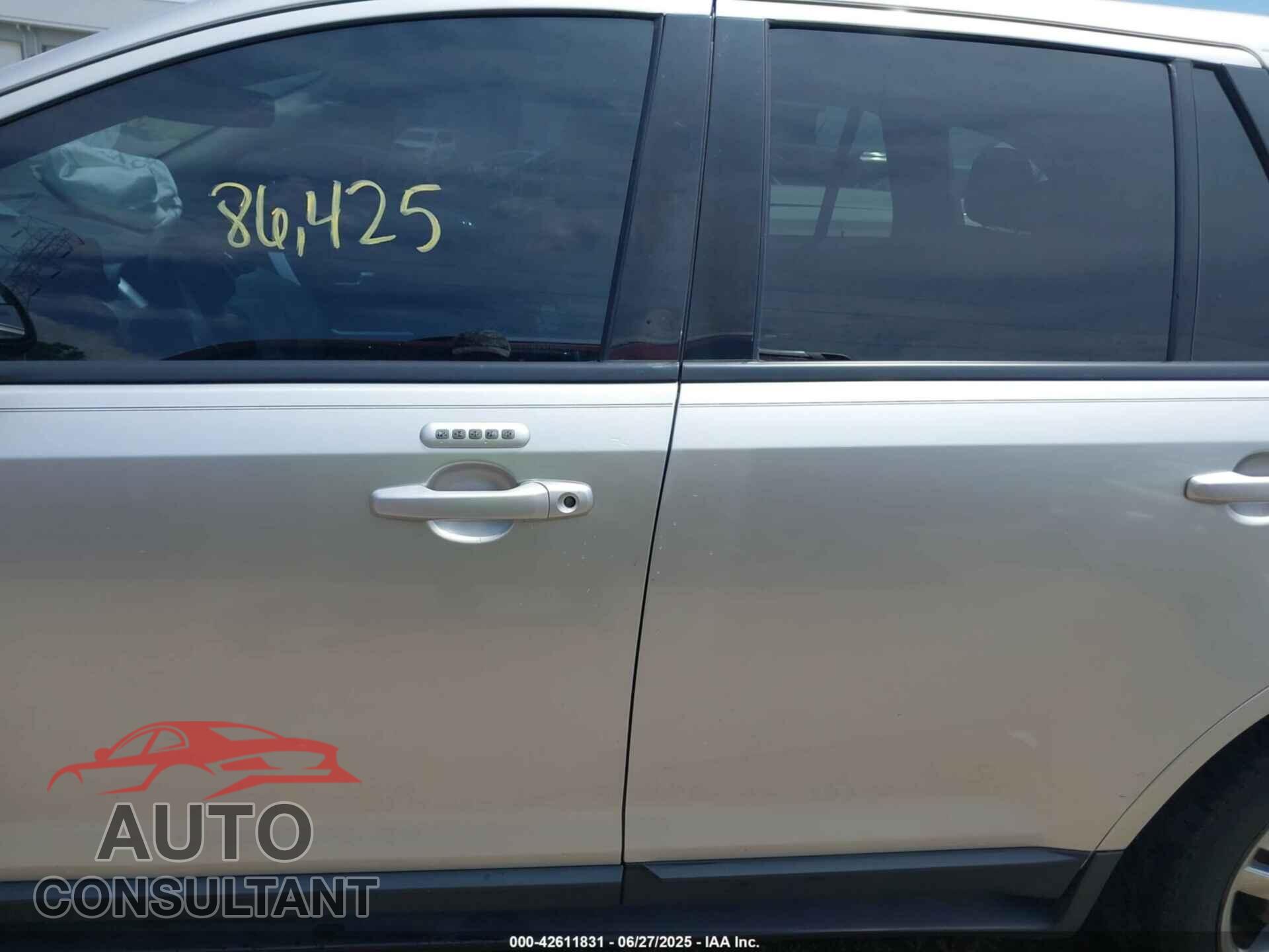 FORD EDGE 2012 - 2FMDK3J96CBA76072