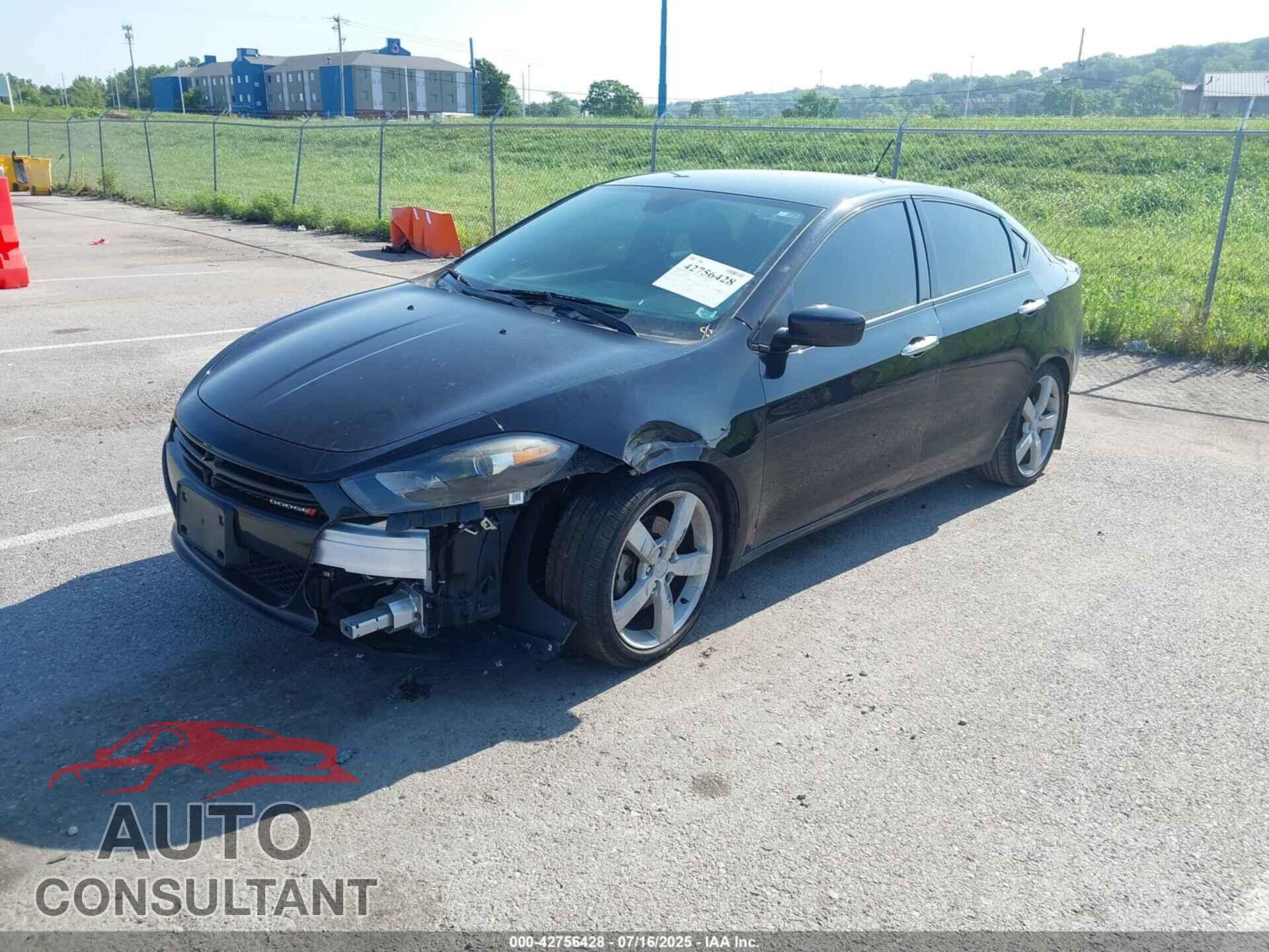 DODGE DART 2015 - 1C3CDFBB9FD390458