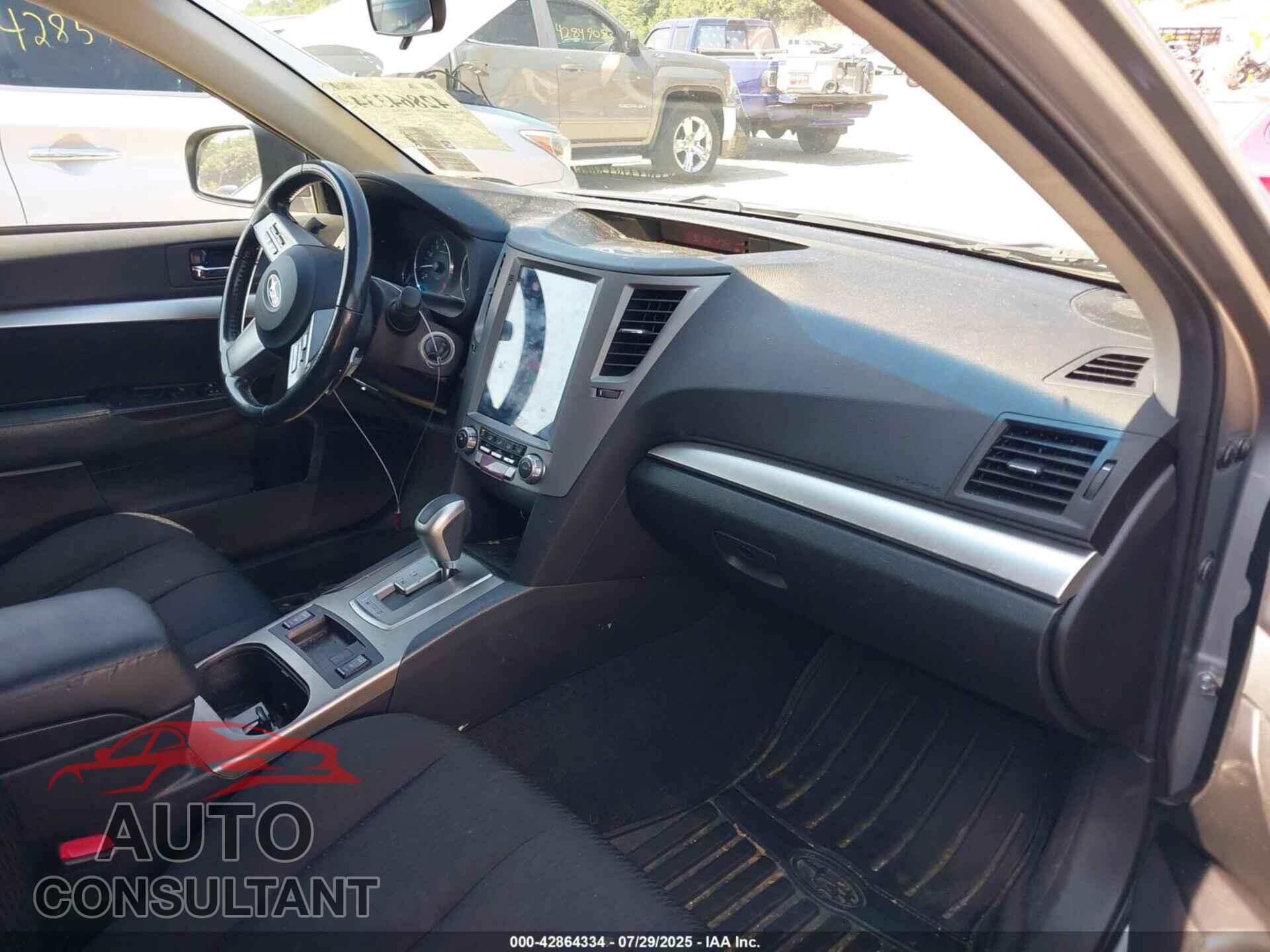 SUBARU OUTBACK 2011 - 4S4BRBCC8B3375423