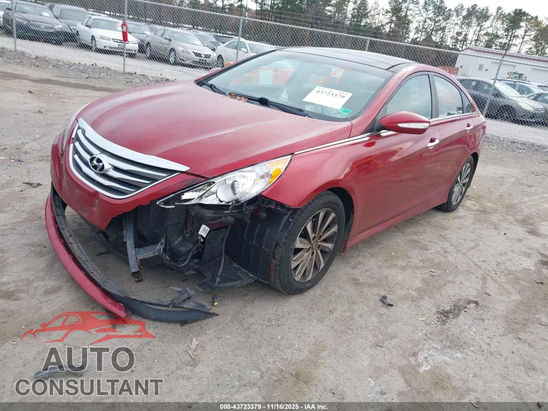 HYUNDAI SONATA 2014 - 5NPEC4AC2EH876866