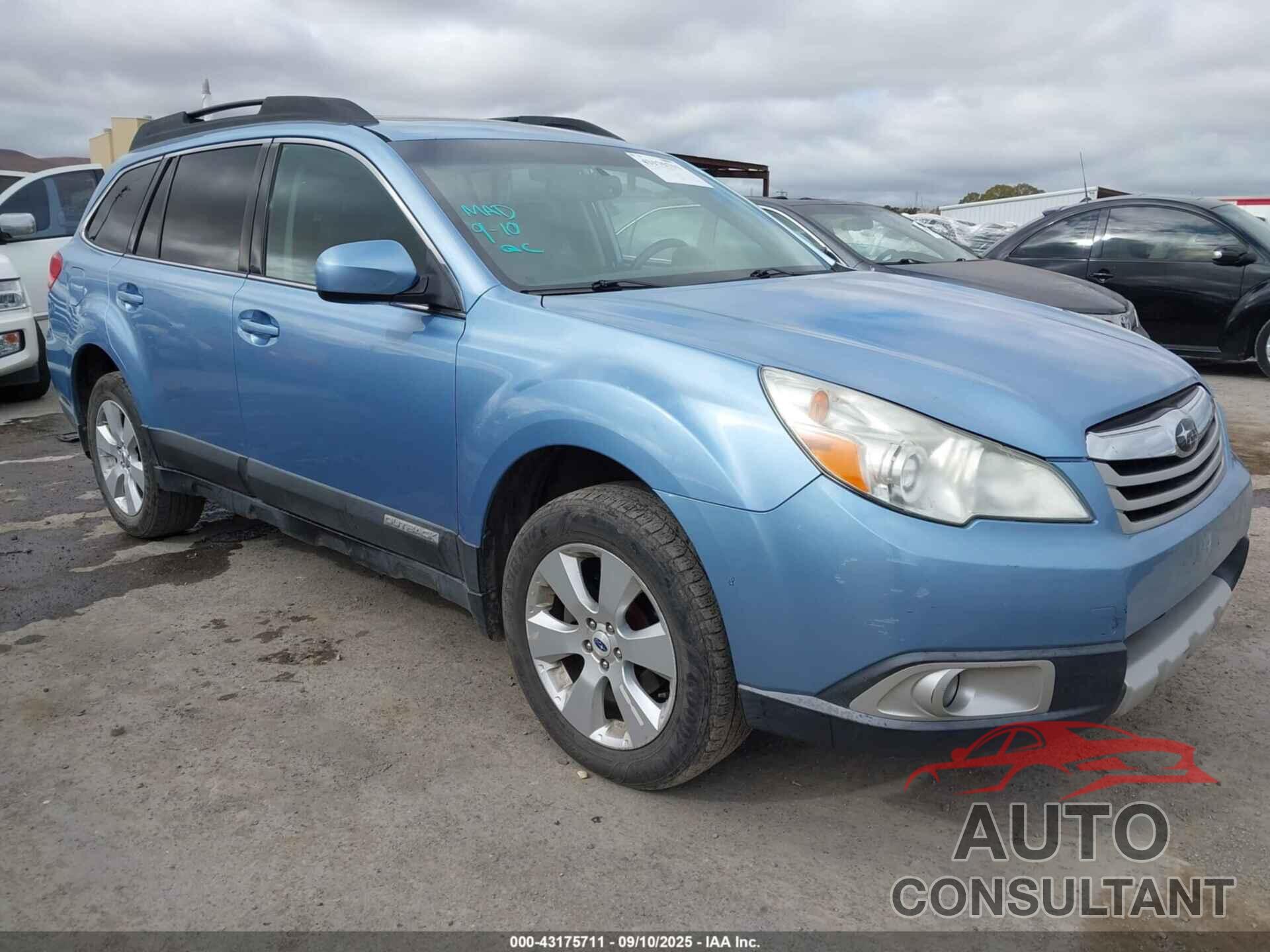 SUBARU OUTBACK 2012 - 4S4BRBKC2C3235886
