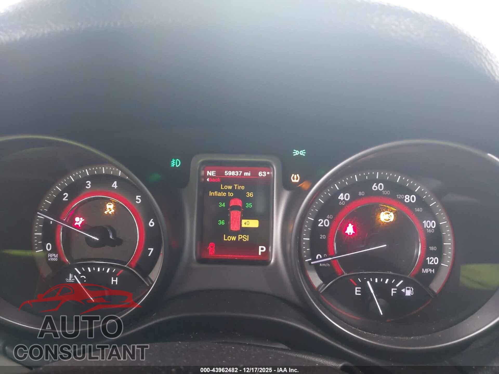 DODGE JOURNEY 2017 - 3C4PDCGG9HT538993