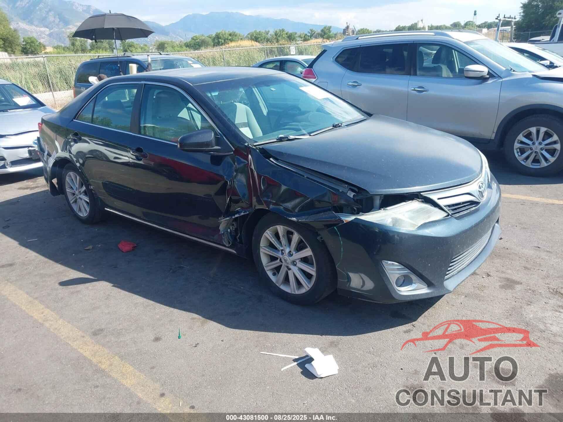 TOYOTA CAMRY 2012 - 4T4BF1FK0CR189270