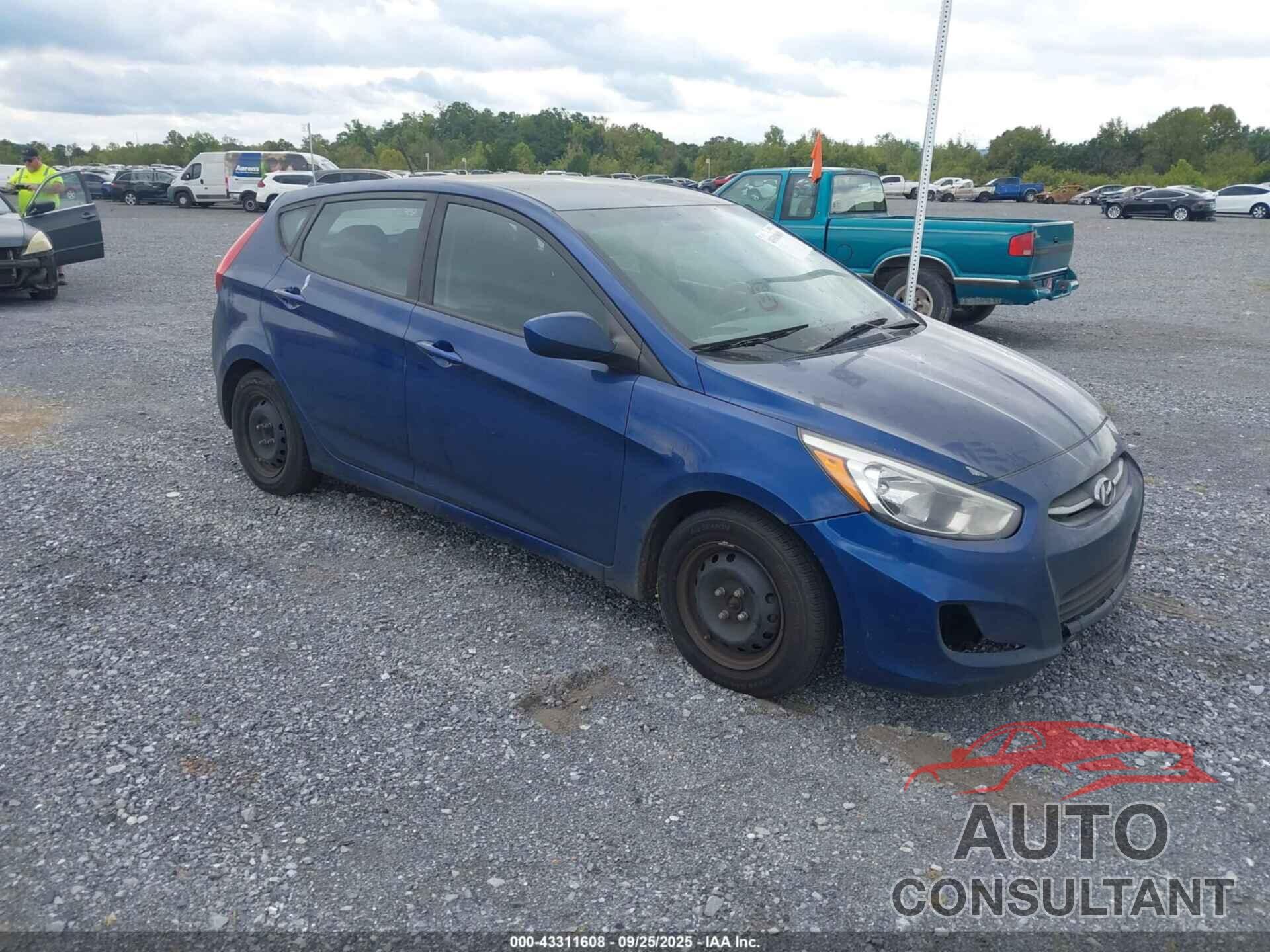 HYUNDAI ACCENT 2017 - KMHCT5AE6HU313002