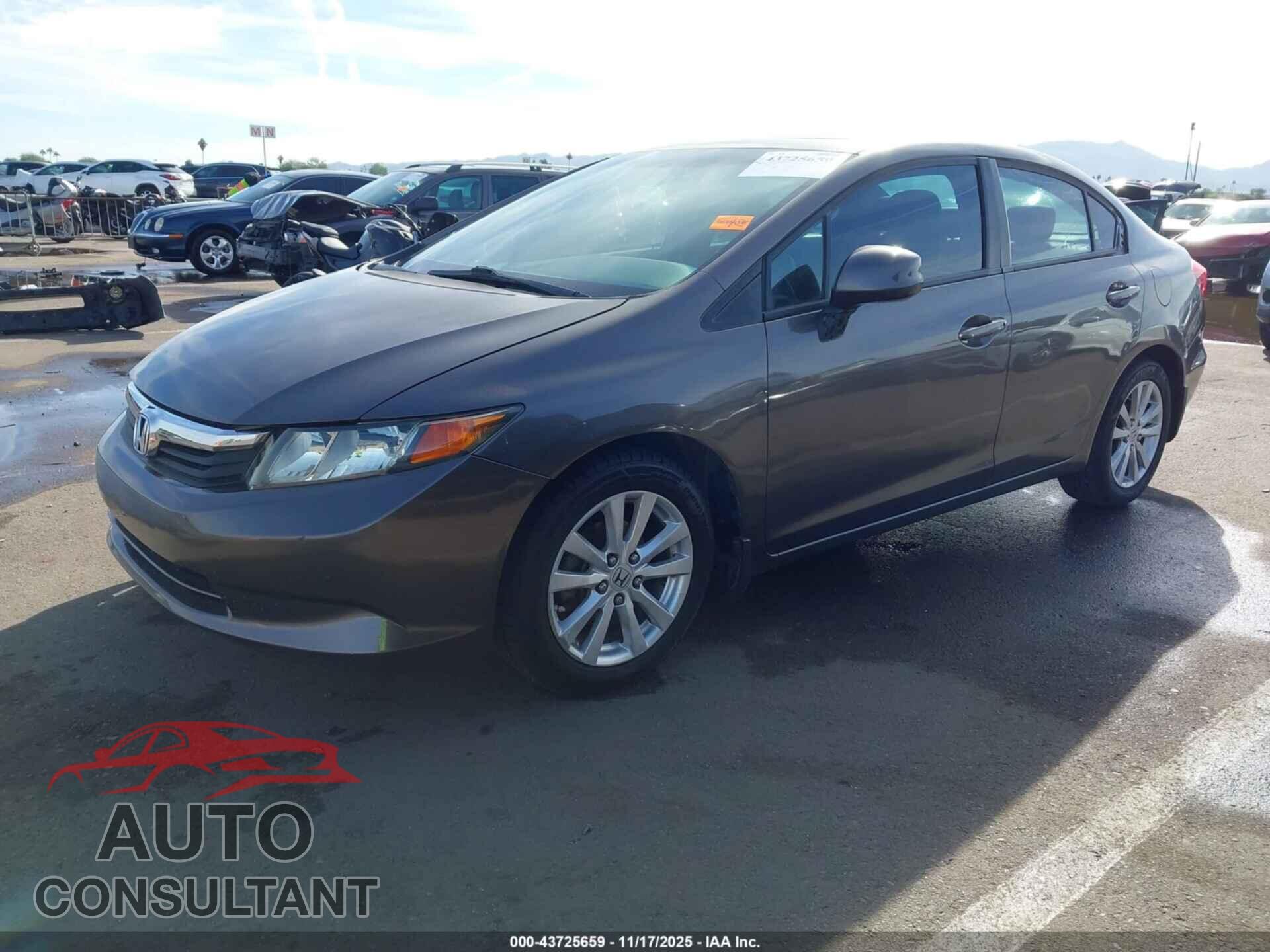 HONDA CIVIC 2012 - 19XFB2F9XCE336577
