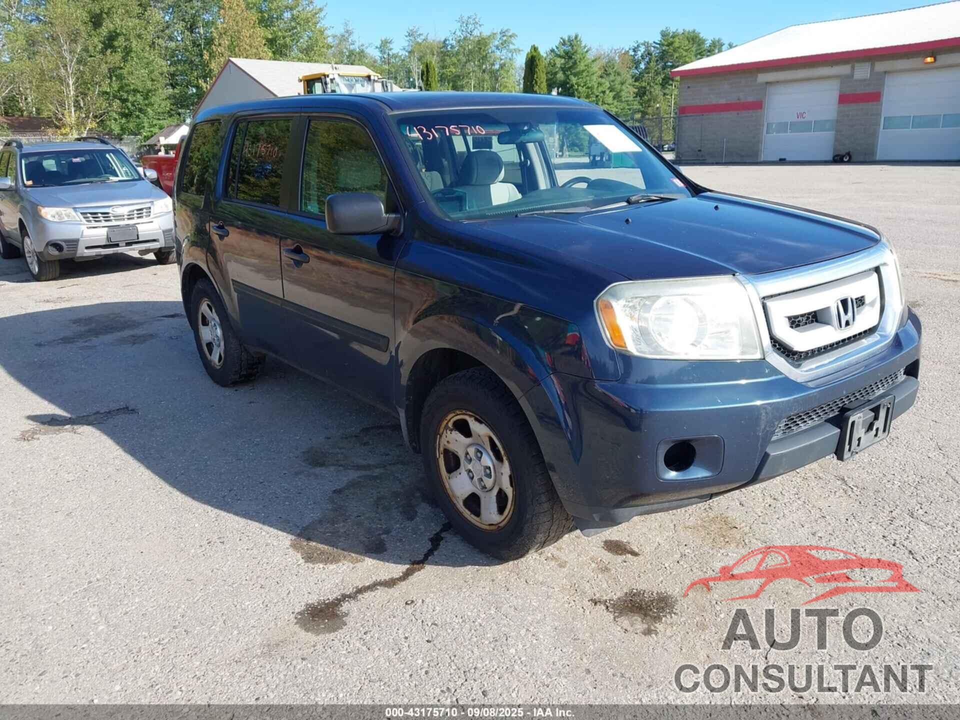 HONDA PILOT 2009 - 5FNYF48219B020562