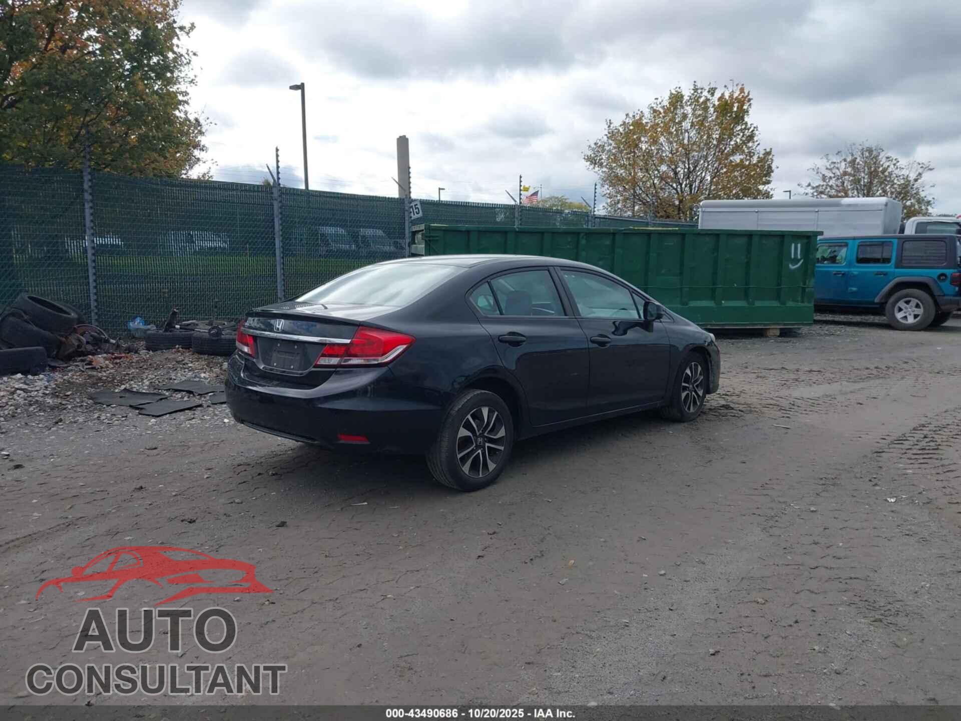 HONDA CIVIC 2013 - 19XFB2F94DE250764
