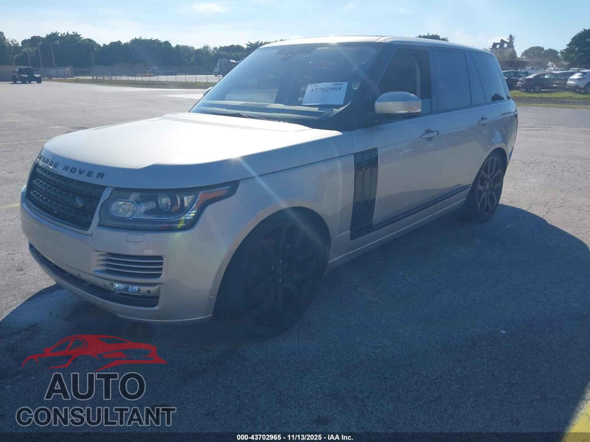 LAND ROVER RANGE ROVER 2014 - SALGS2WF1EA156249