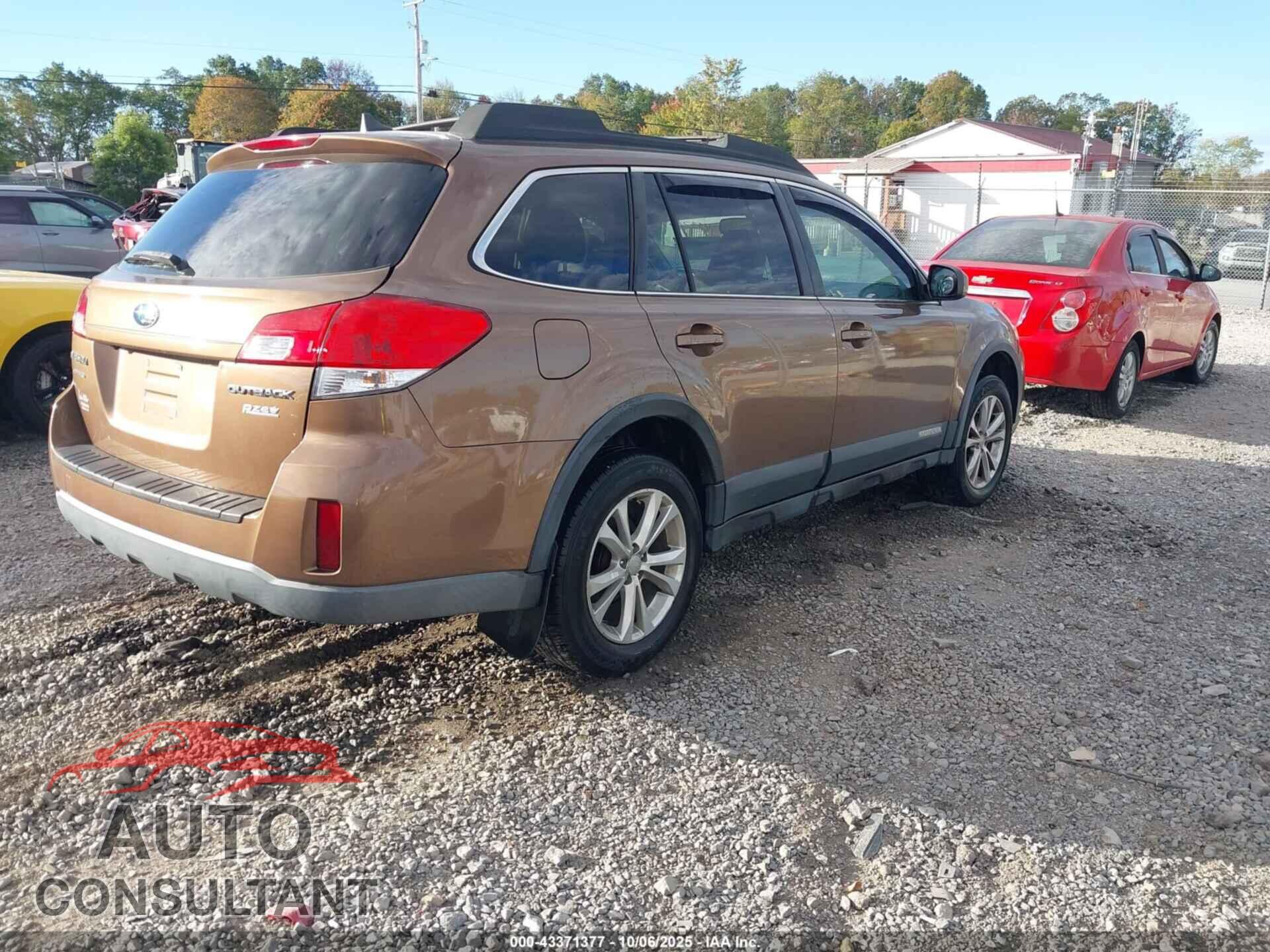SUBARU OUTBACK 2011 - 4S4BRBKC2B3432748