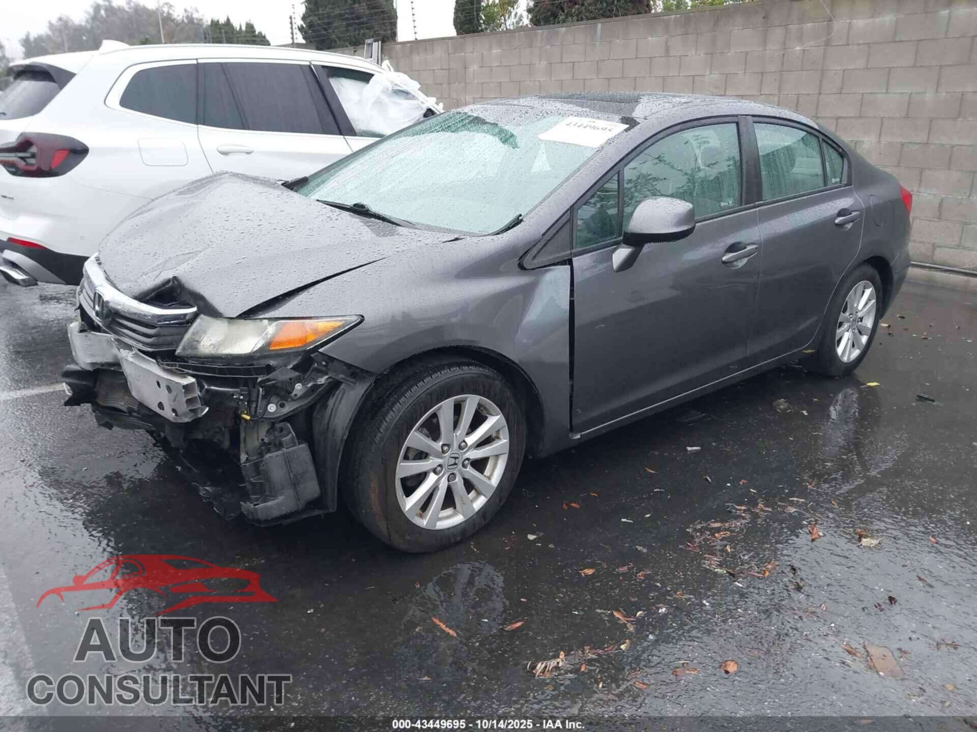 HONDA CIVIC 2012 - 19XFB2F80CE312490