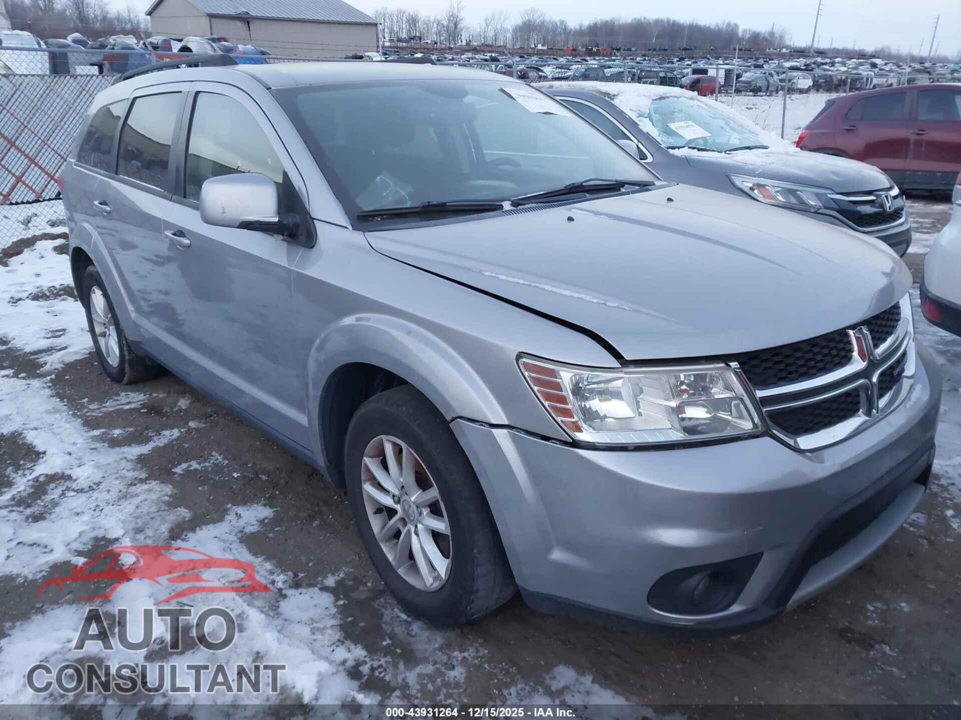 DODGE JOURNEY 2015 - 3C4PDCBB6FT709014