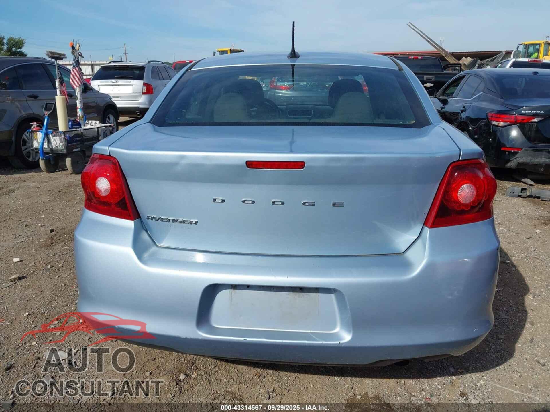 DODGE AVENGER 2013 - 1C3CDZAB4DN689446