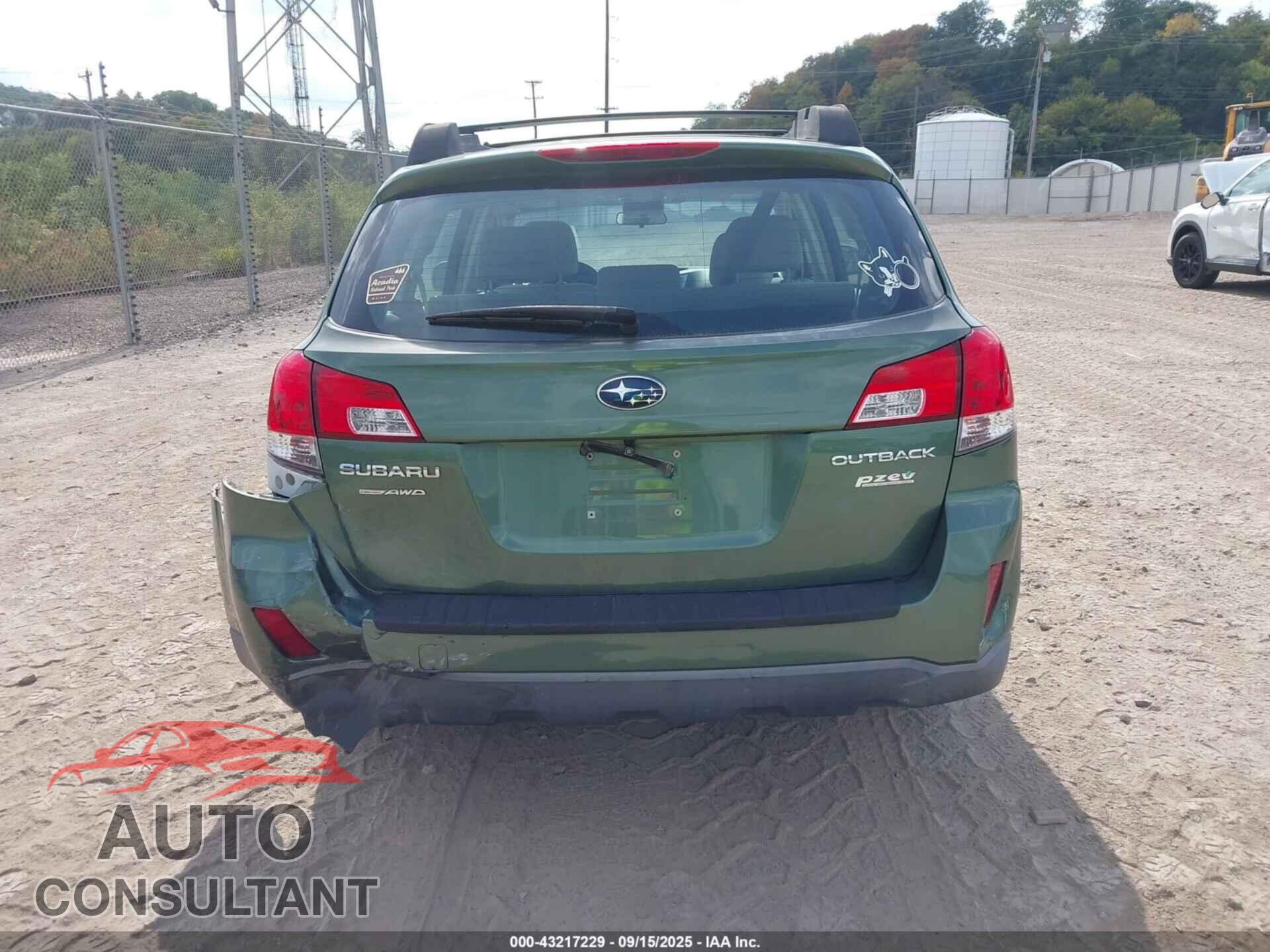 SUBARU OUTBACK 2014 - 4S4BRBAC4E3223789