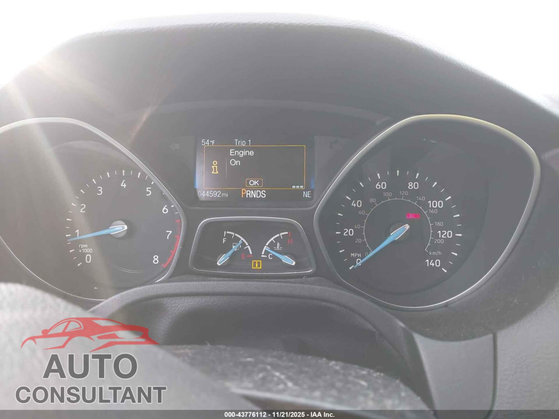 FORD FOCUS 2016 - 1FADP3FE4GL401325