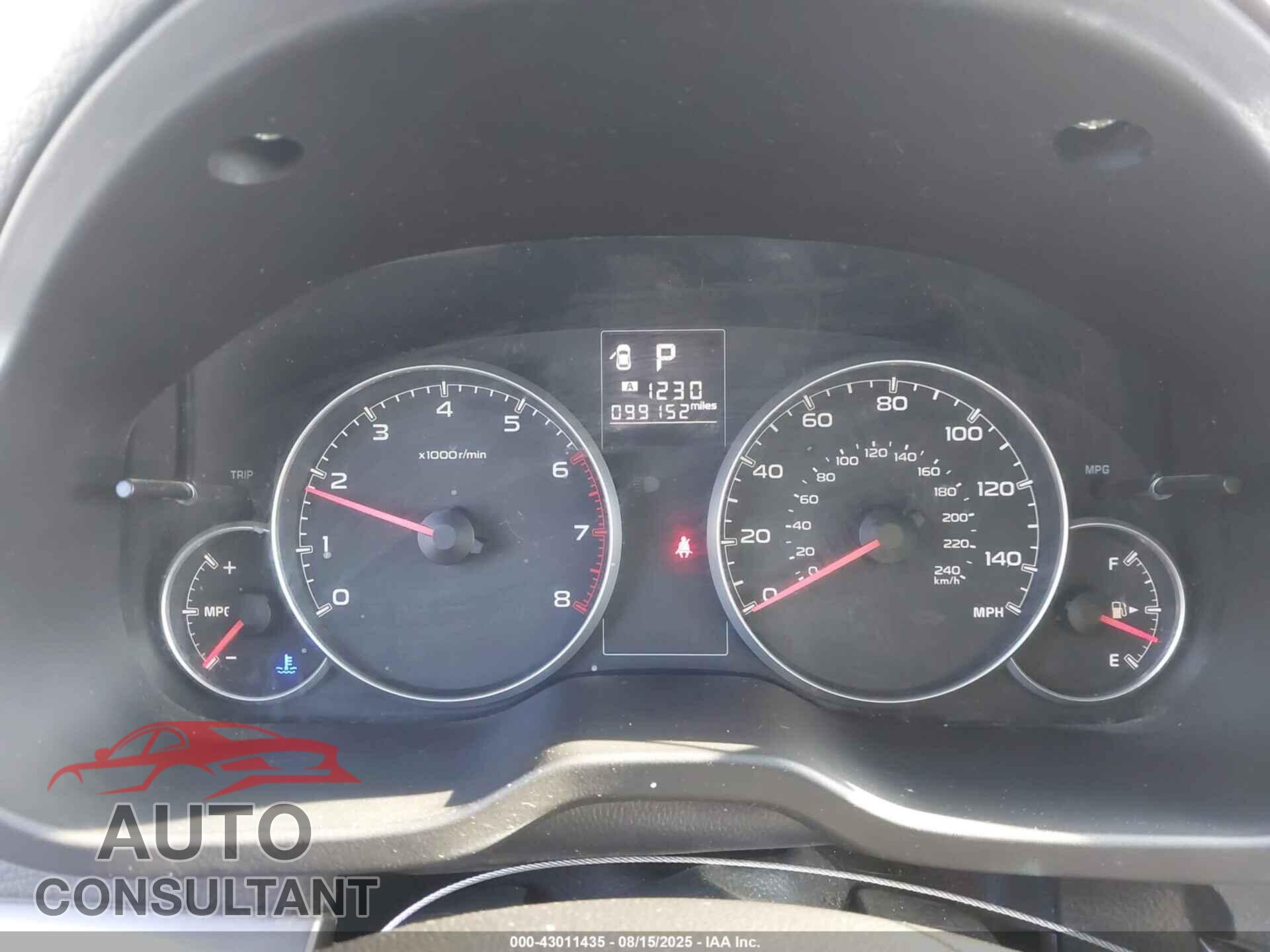 SUBARU OUTBACK 2014 - 4S4BRBCC1E3262756