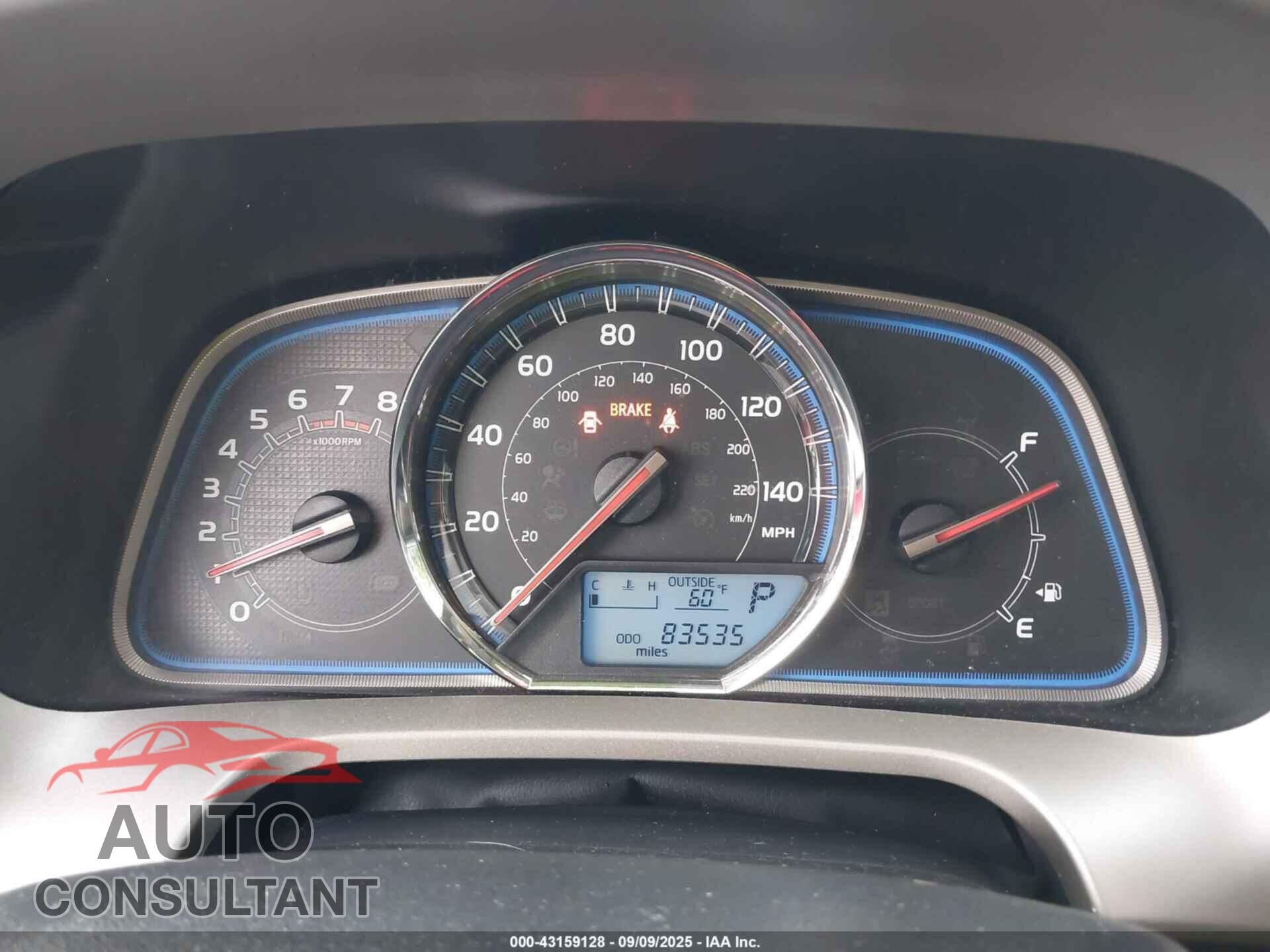 TOYOTA RAV4 2013 - 2T3DFREV2DW092092