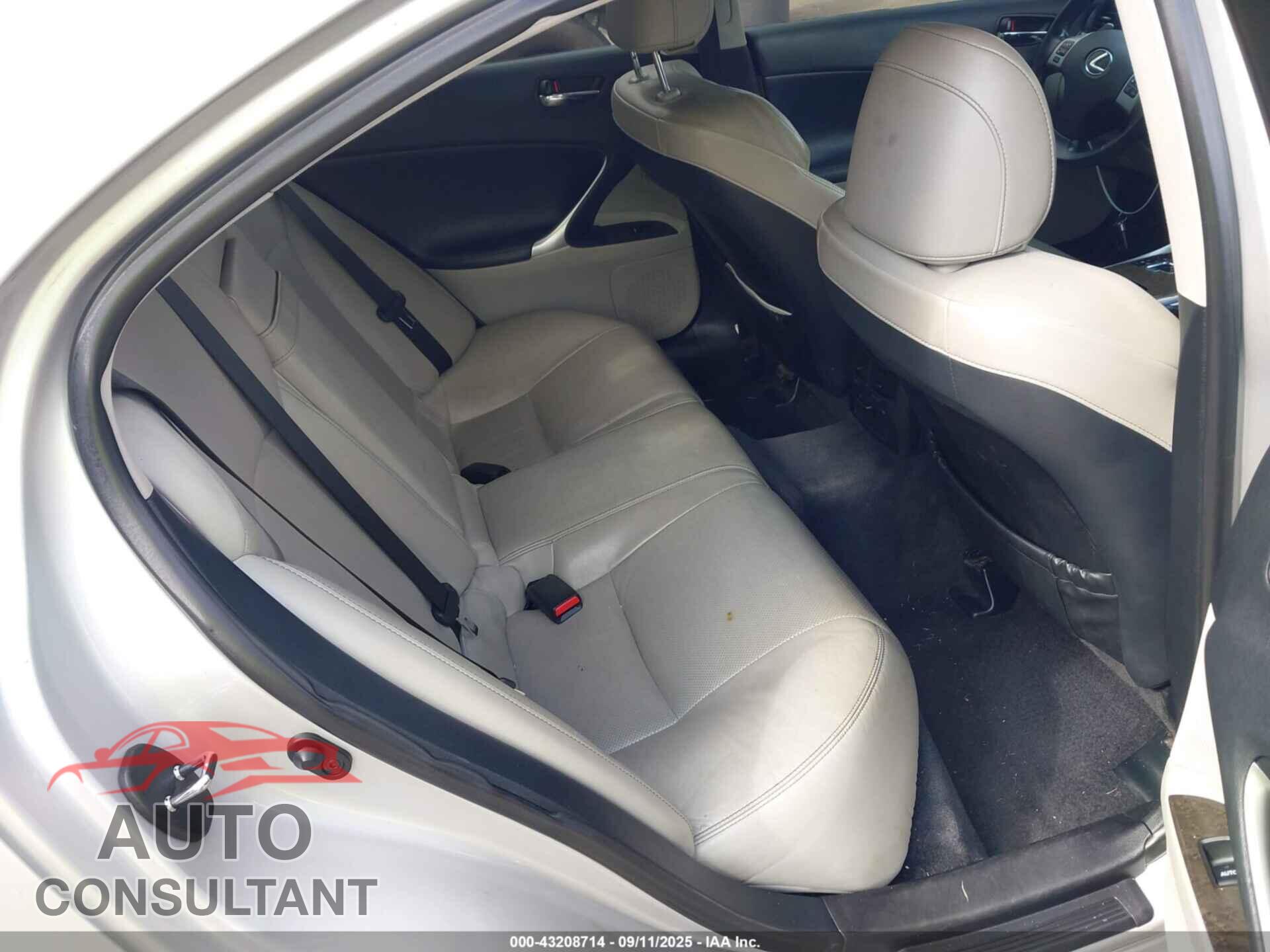 LEXUS IS 250 2012 - JTHCF5C24C5058219