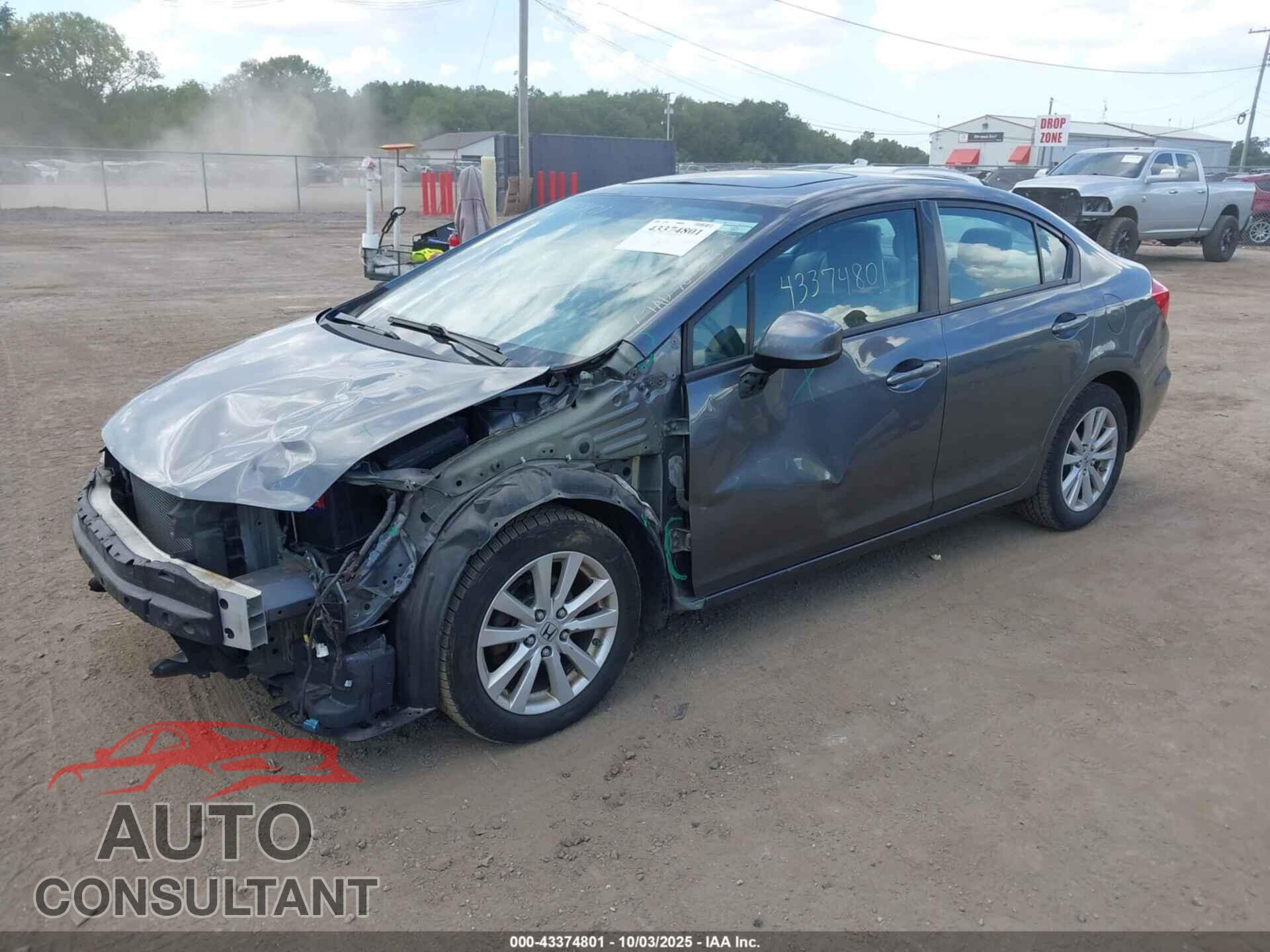 HONDA CIVIC 2012 - 19XFB2F81CE103291