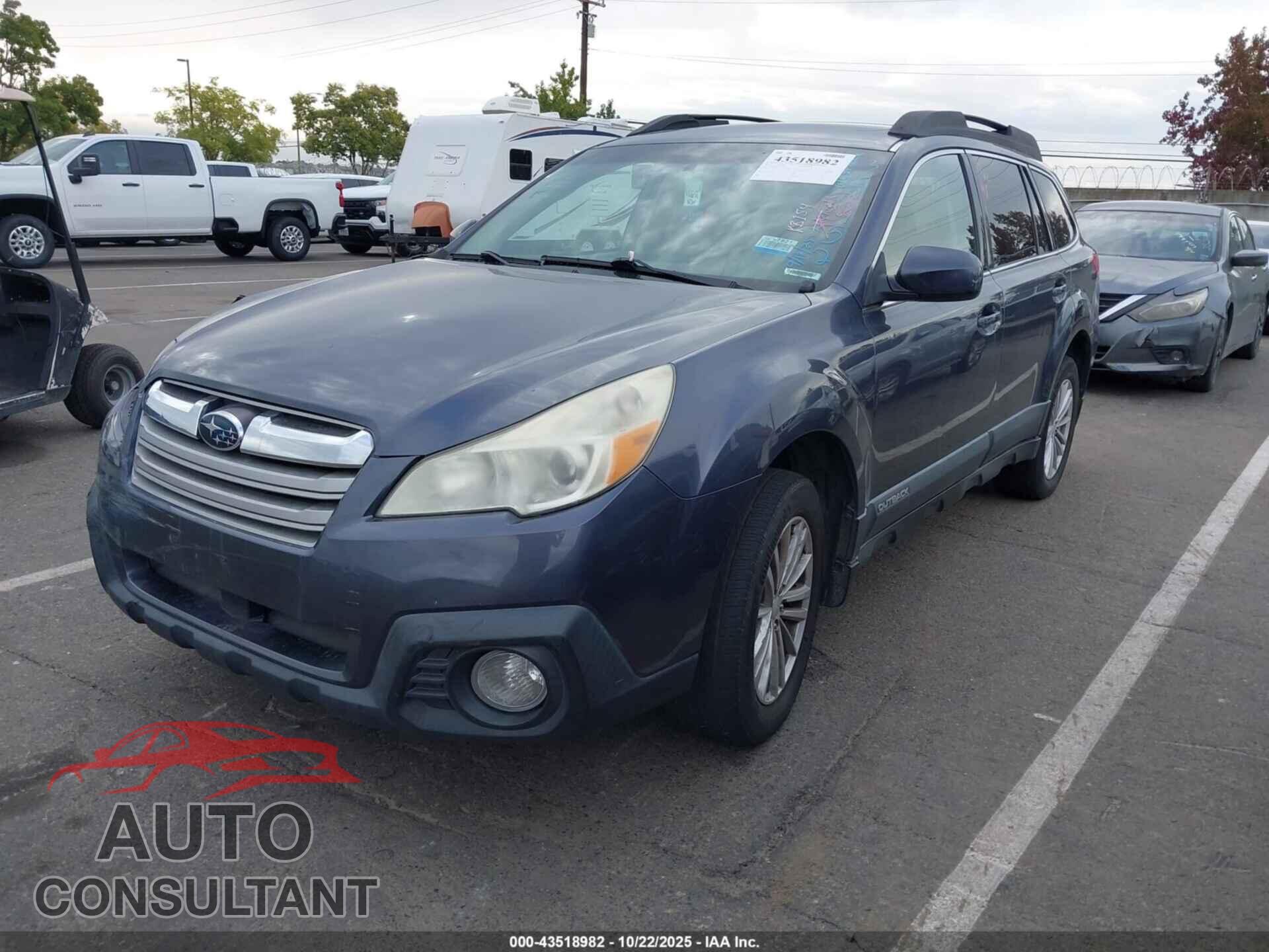 SUBARU OUTBACK 2014 - 4S4BRBDC9E3309952