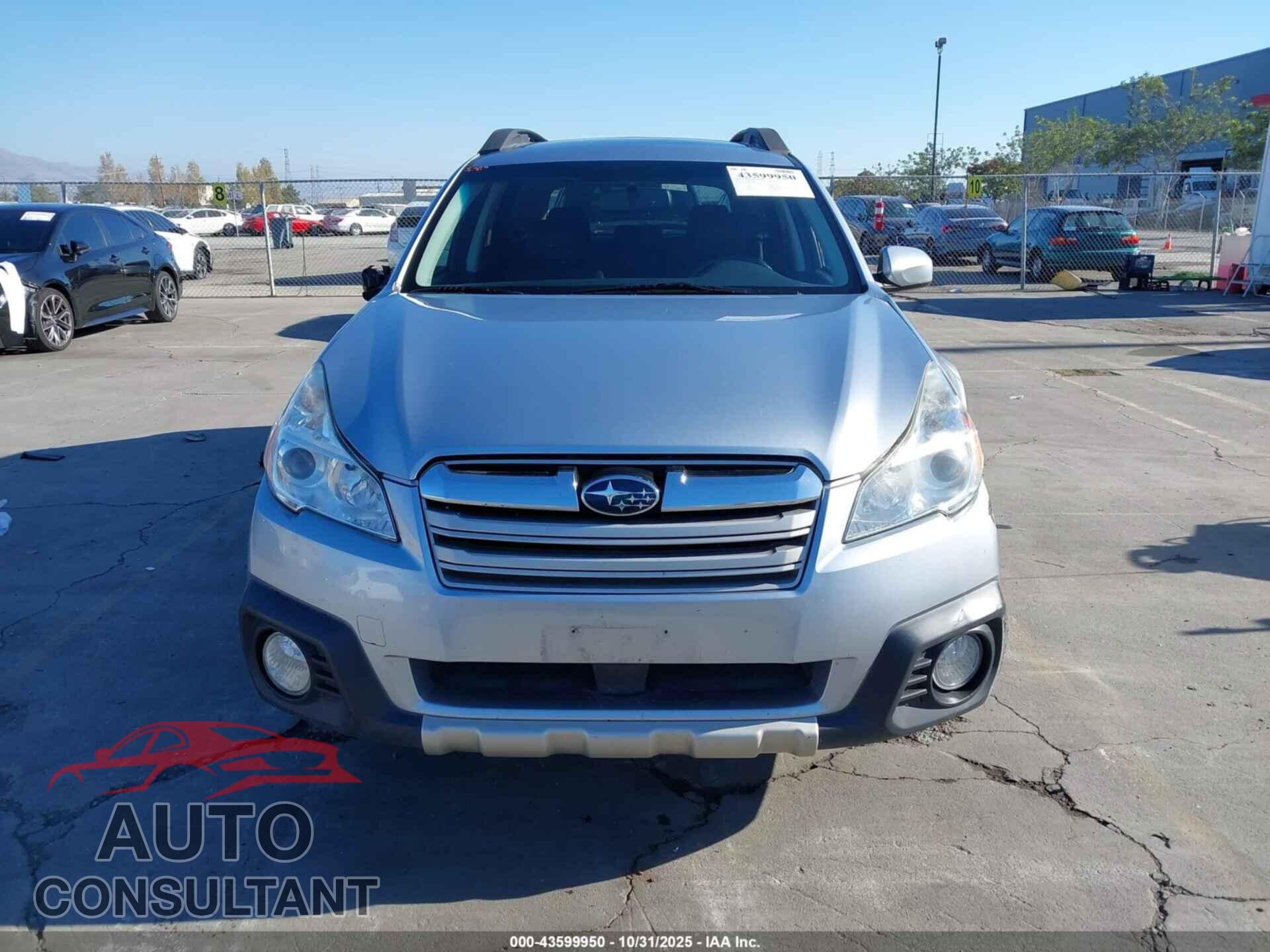SUBARU OUTBACK 2014 - 4S4BRBLC6E3228960
