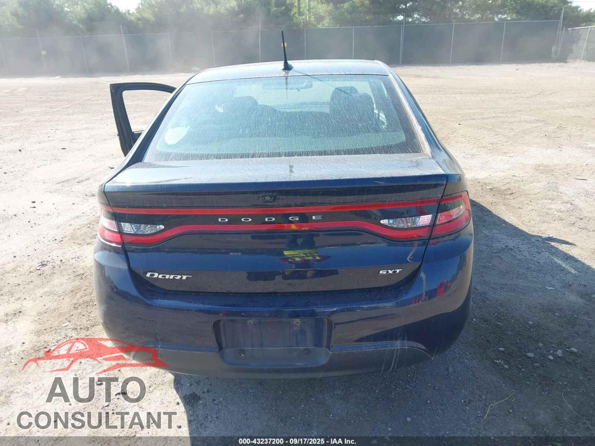 DODGE DART 2015 - 1C3CDFBB8FD174648
