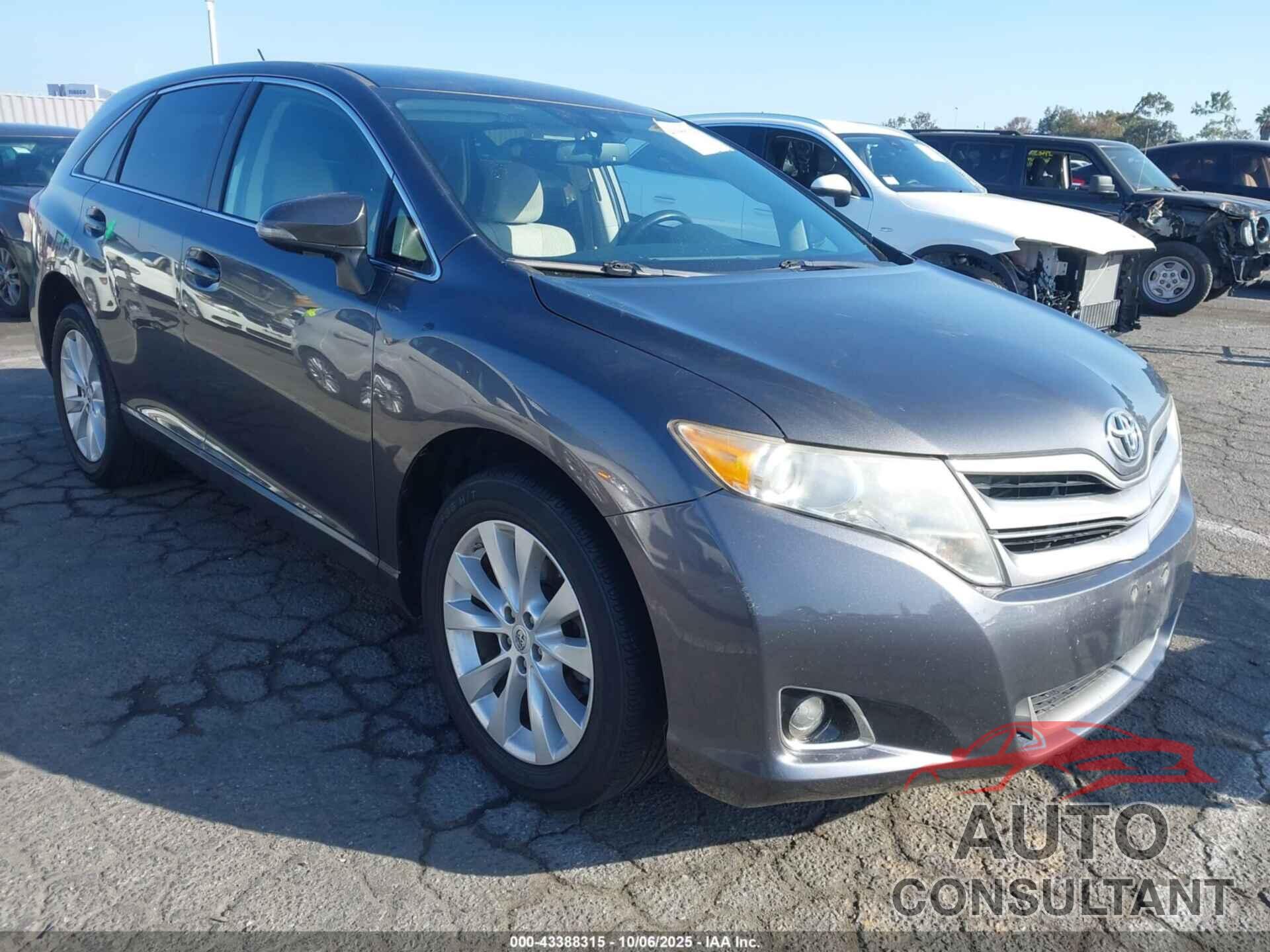 TOYOTA VENZA 2013 - 4T3ZA3BB8DU075731