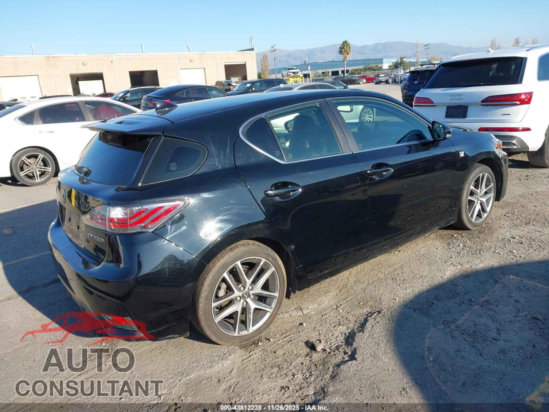 LEXUS CT 200H 2015 - JTHKD5BH4F2233209