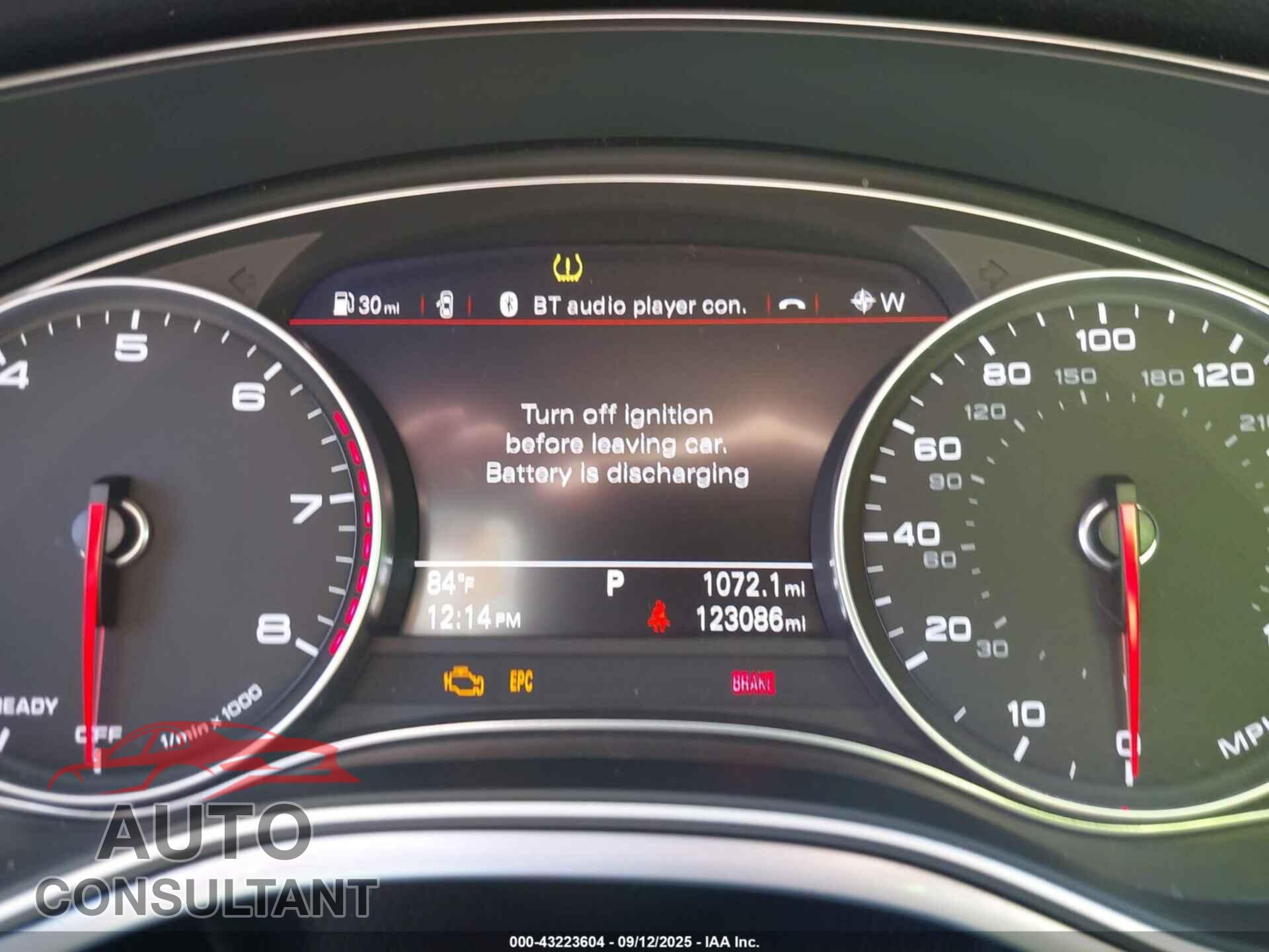 AUDI A7 2016 - WAUWGAFC7GN110910