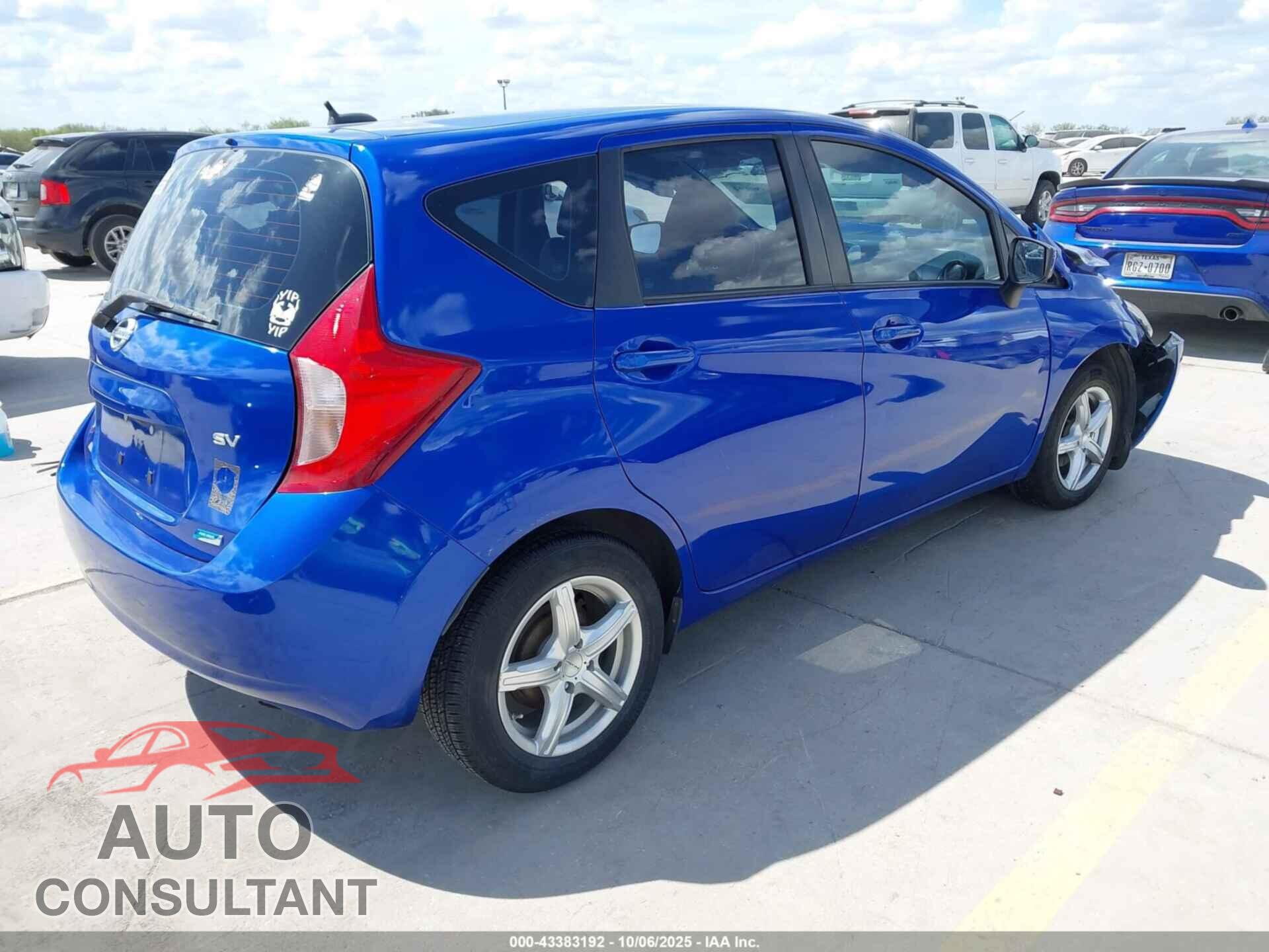 NISSAN VERSA NOTE 2016 - 3N1CE2CP2GL391736