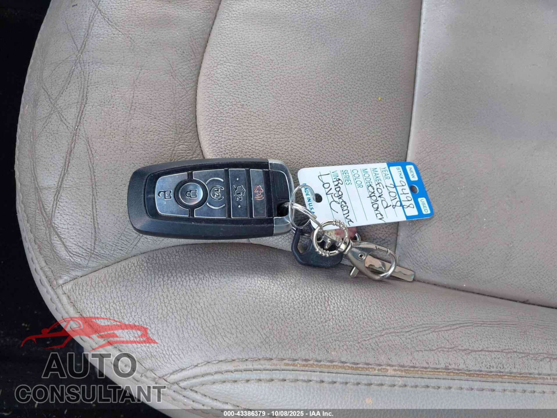 FORD EXPLORER 2018 - 1FM5K7D85JGB08272