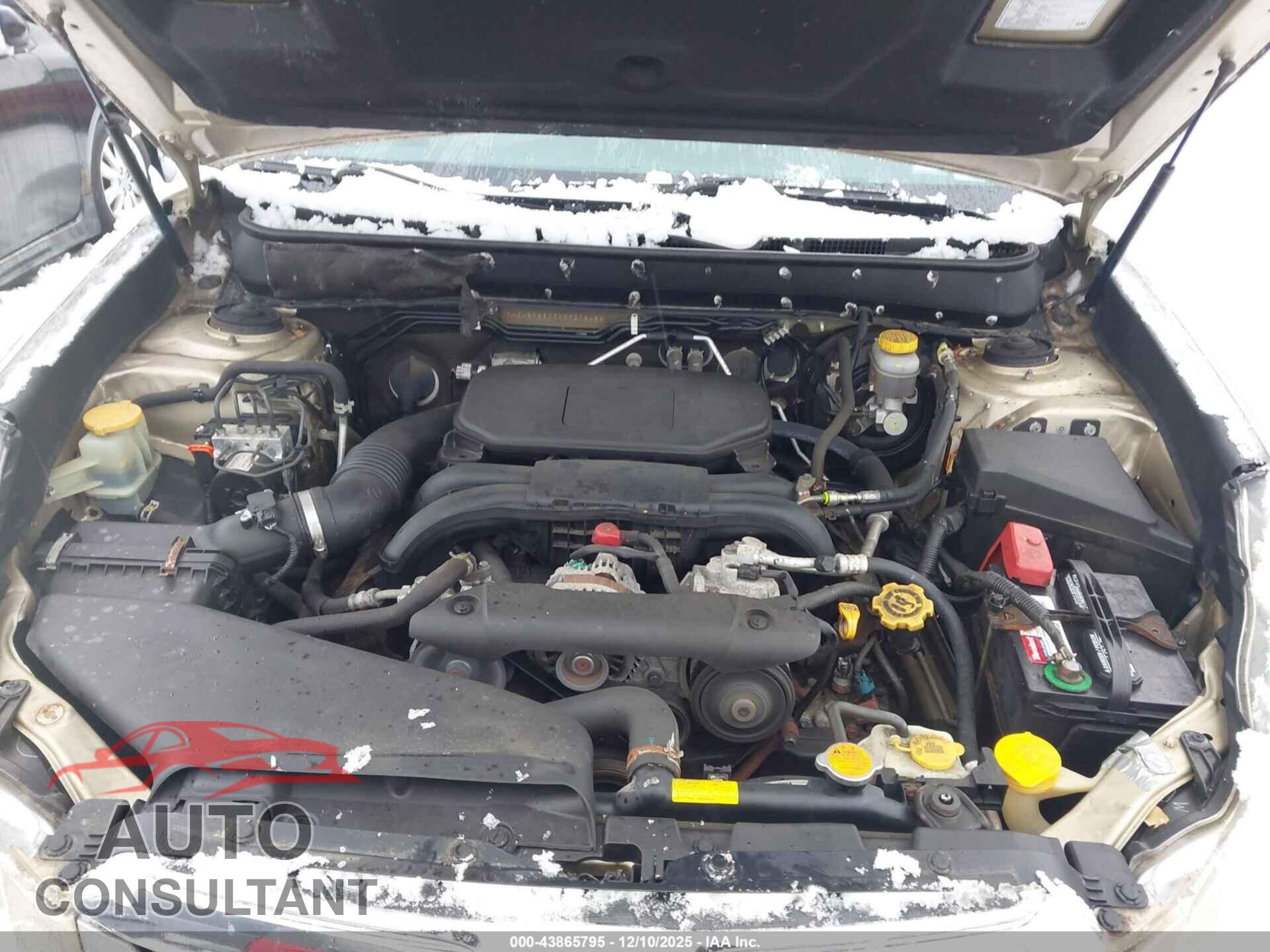 SUBARU OUTBACK 2010 - 4S4BRBBC3A3327845