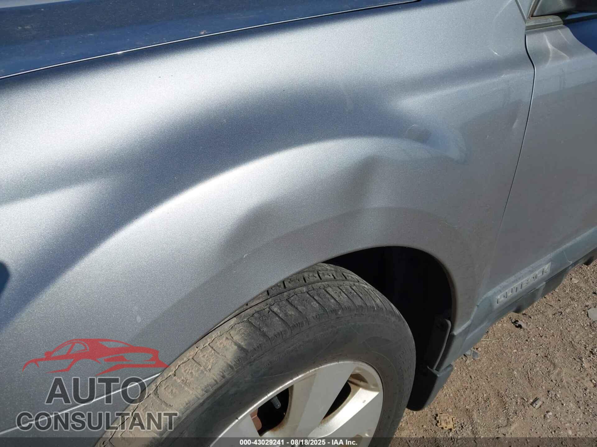 SUBARU OUTBACK 2011 - 4S4BRBCC7B3399910