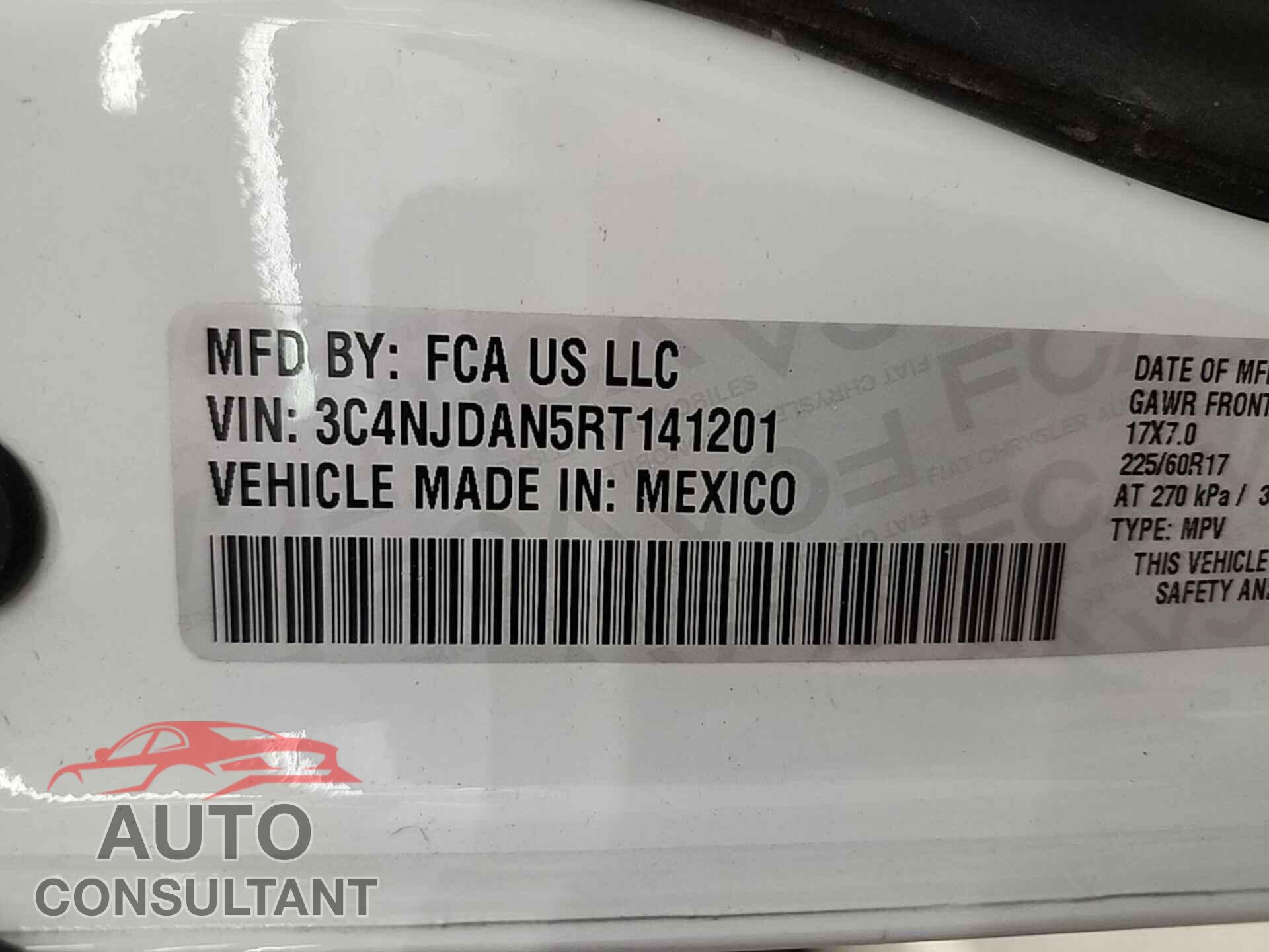 JEEP COMPASS 2024 - 3C4NJDAN5RT141201