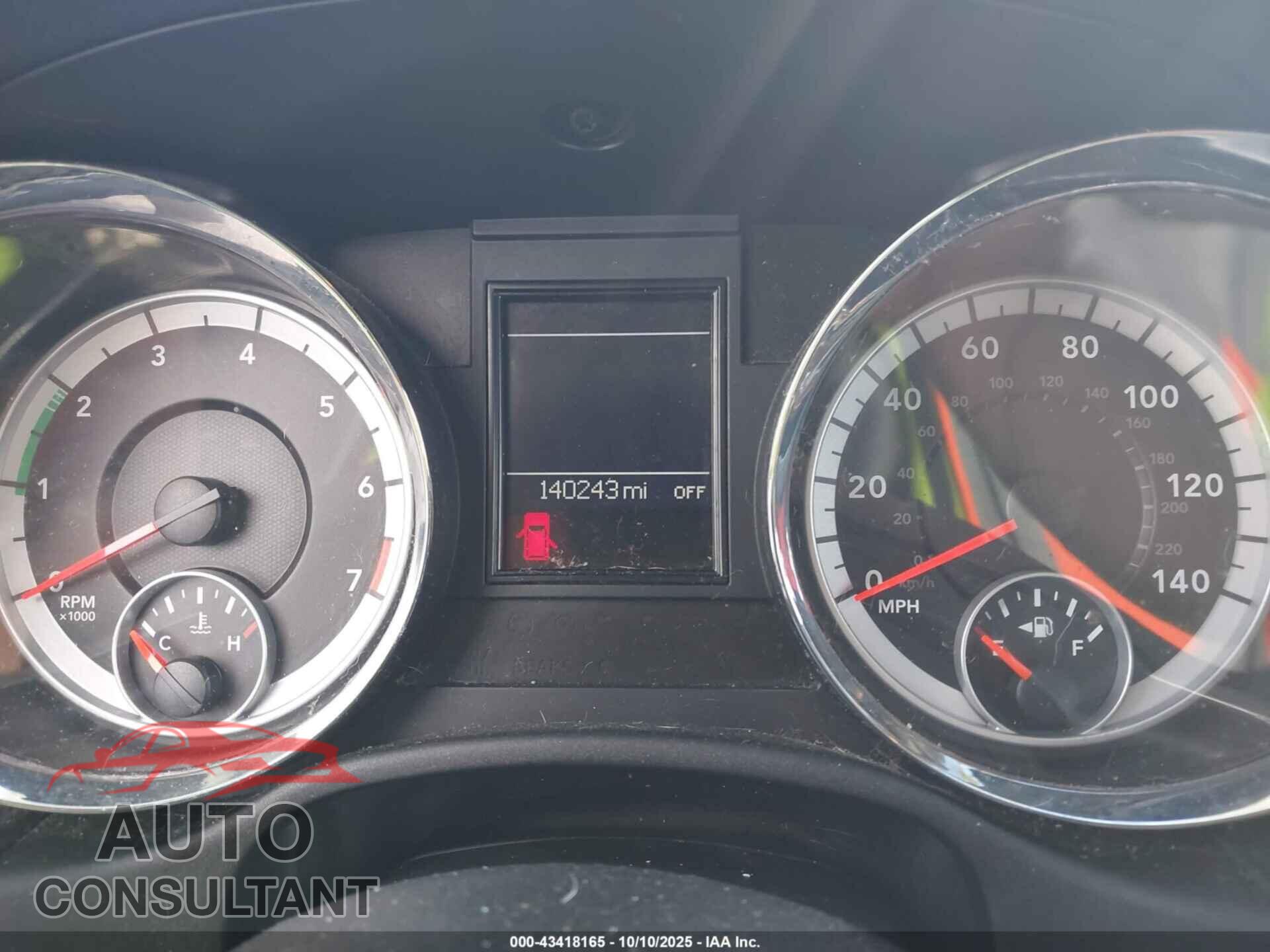 DODGE DURANGO 2013 - 1C4RDJDG4DC509392