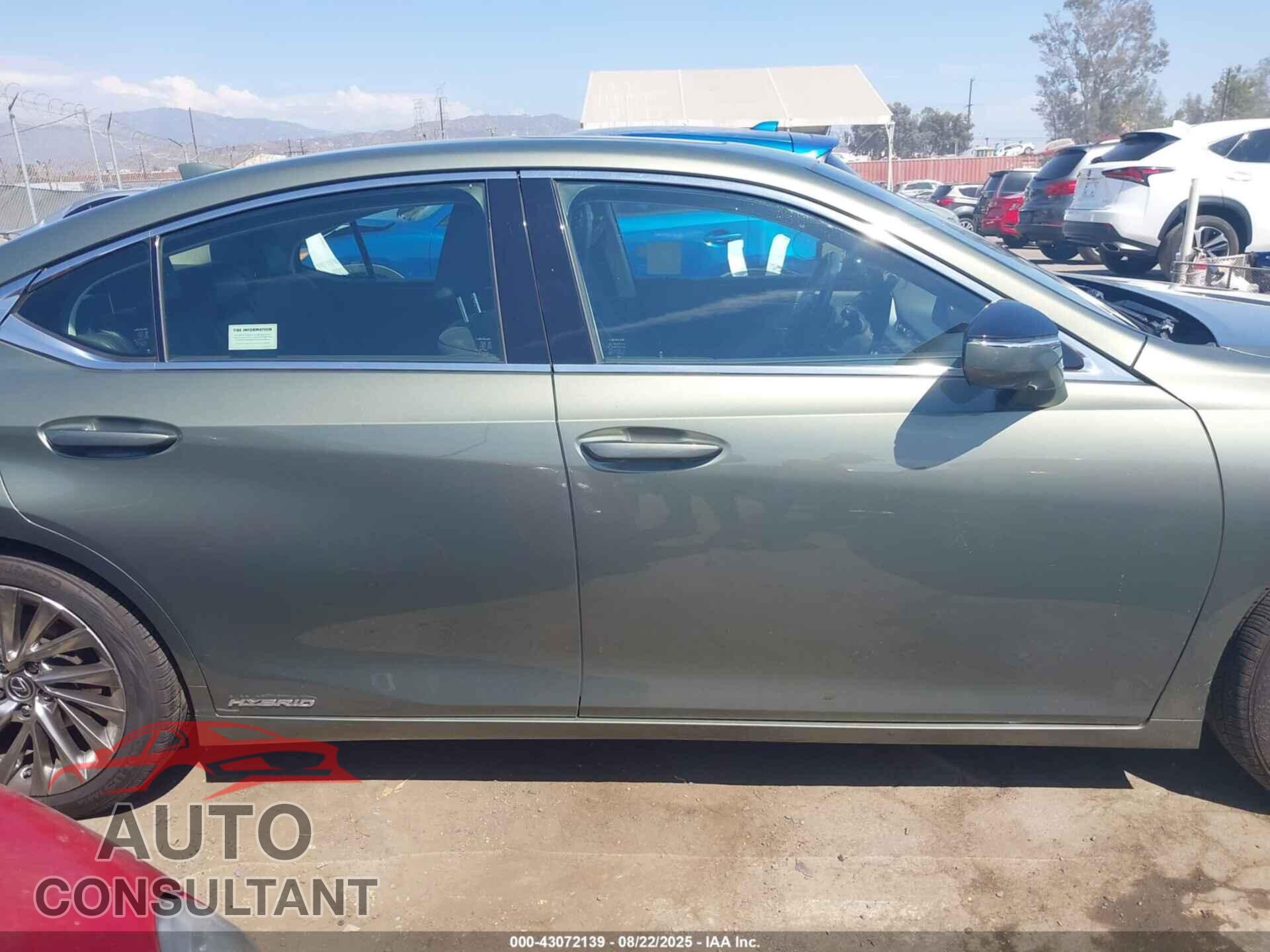 LEXUS ES 300H 2019 - JTHB21B14K2007649