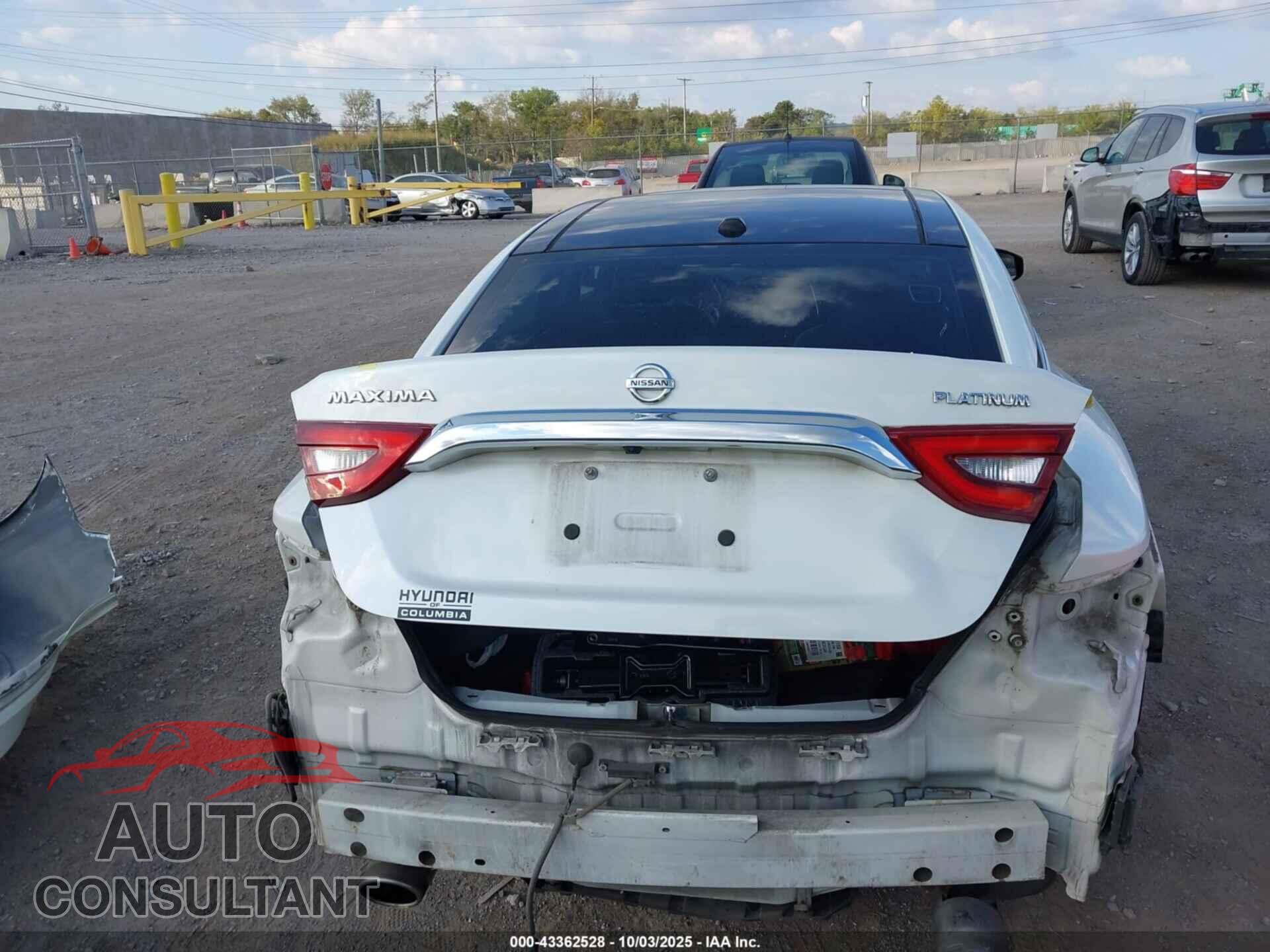 NISSAN MAXIMA 2017 - 1N4AA6AP2HC420729