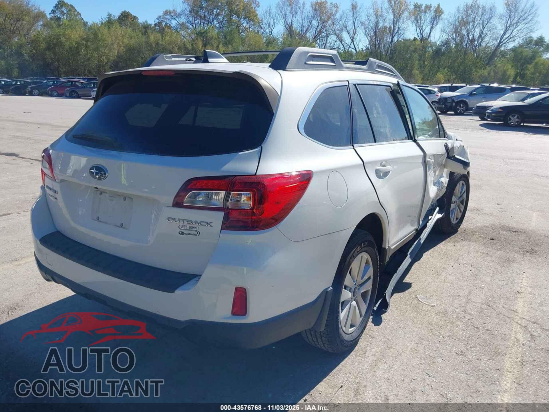 SUBARU OUTBACK 2016 - 4S4BSBFC8G3346236