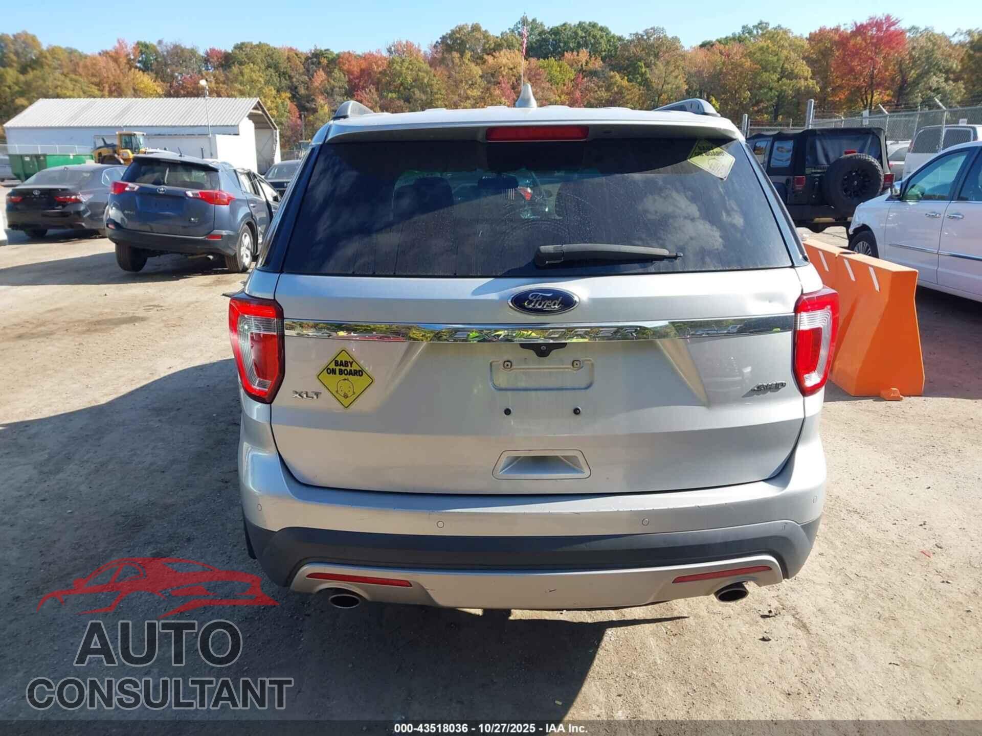 FORD EXPLORER 2017 - 1FM5K8D87HGA06407