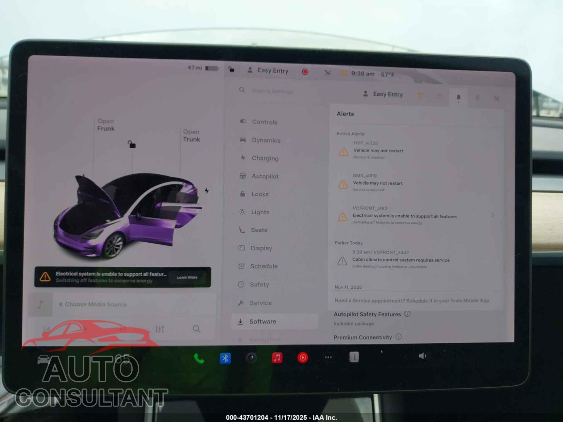 TESLA MODEL 3 2018 - 5YJ3E1EA5JF164918