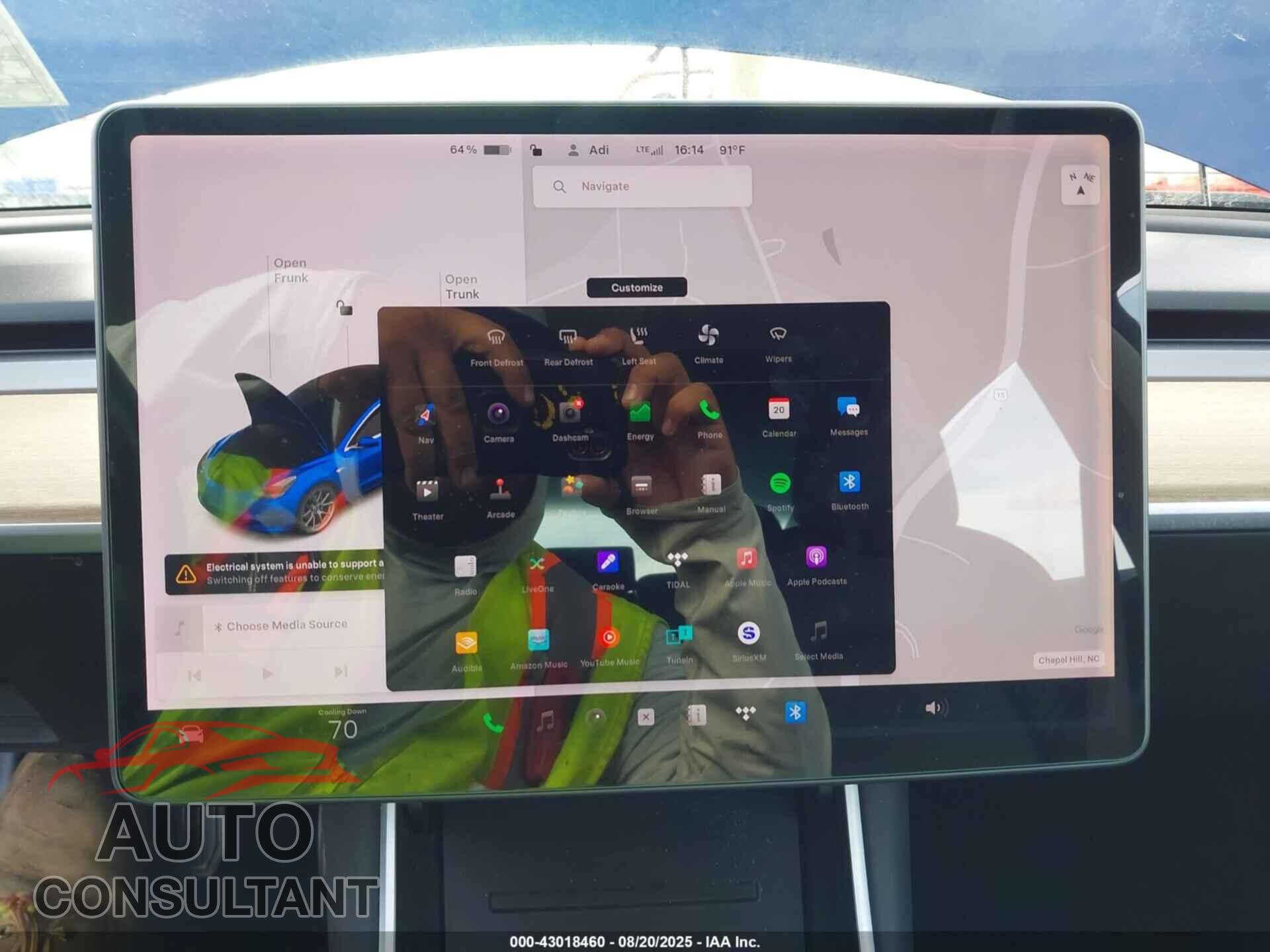 TESLA MODEL 3 2018 - 5YJ3E1EB4JF146483
