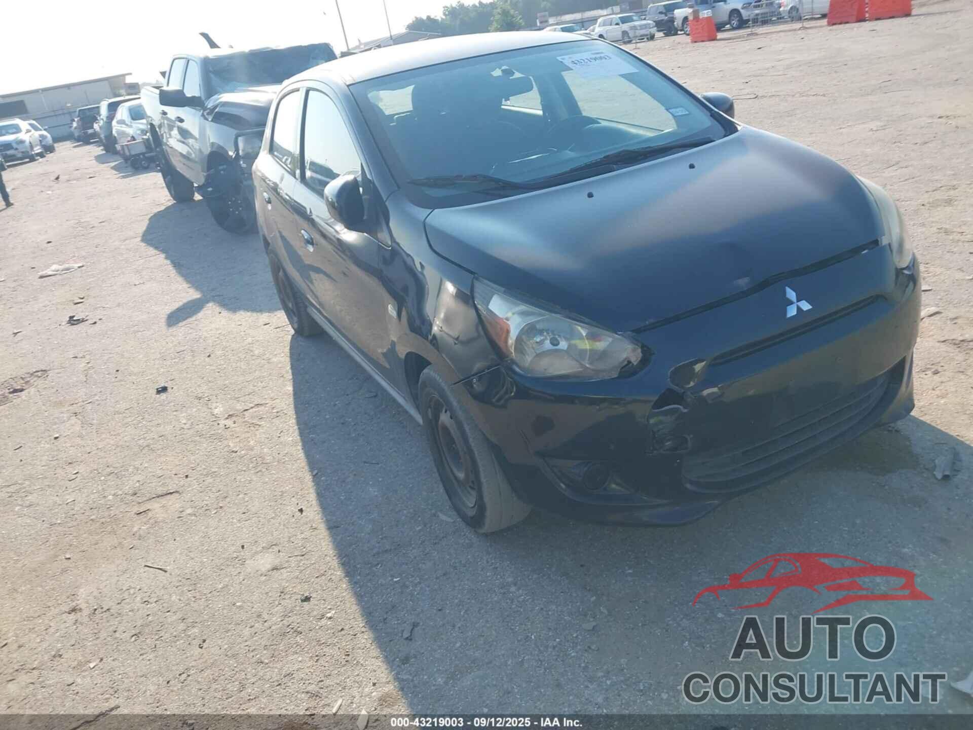 MITSUBISHI MIRAGE 2015 - ML32A3HJ1FH048222