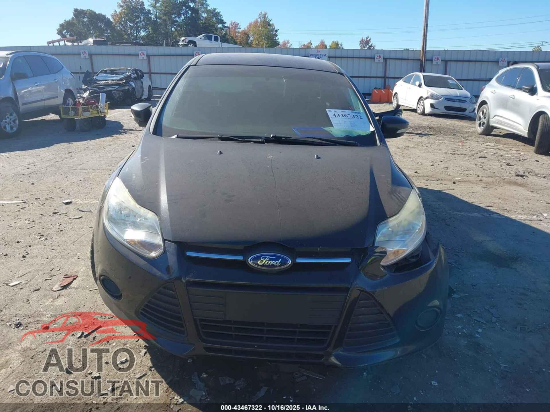 FORD FOCUS 2014 - 1FADP3F22EL459209