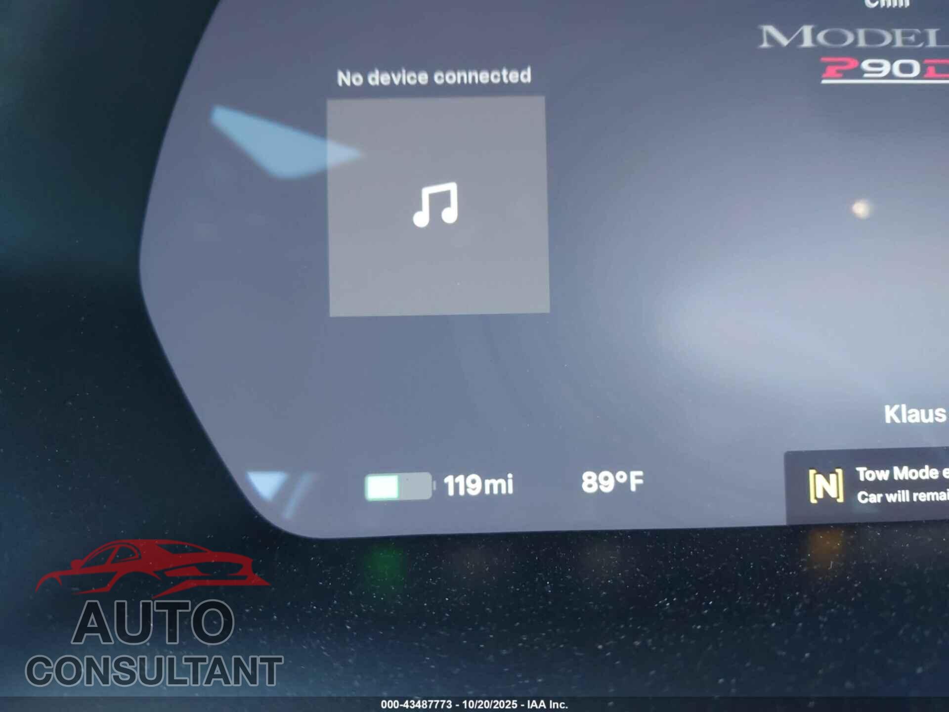 TESLA MODEL S 2016 - 5YJSA1E40GF150855