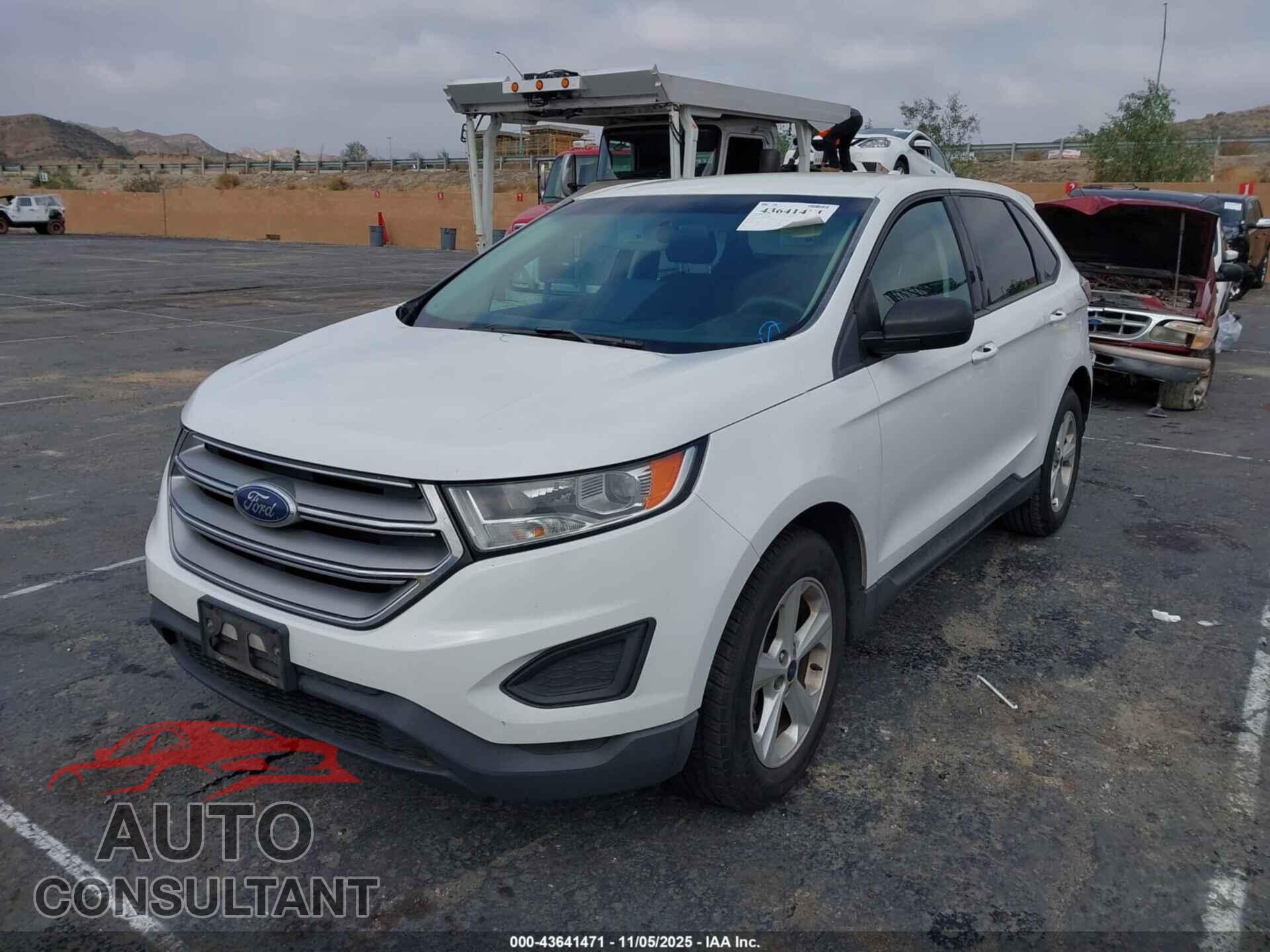 FORD EDGE 2015 - 2FMTK3G87FBC35101