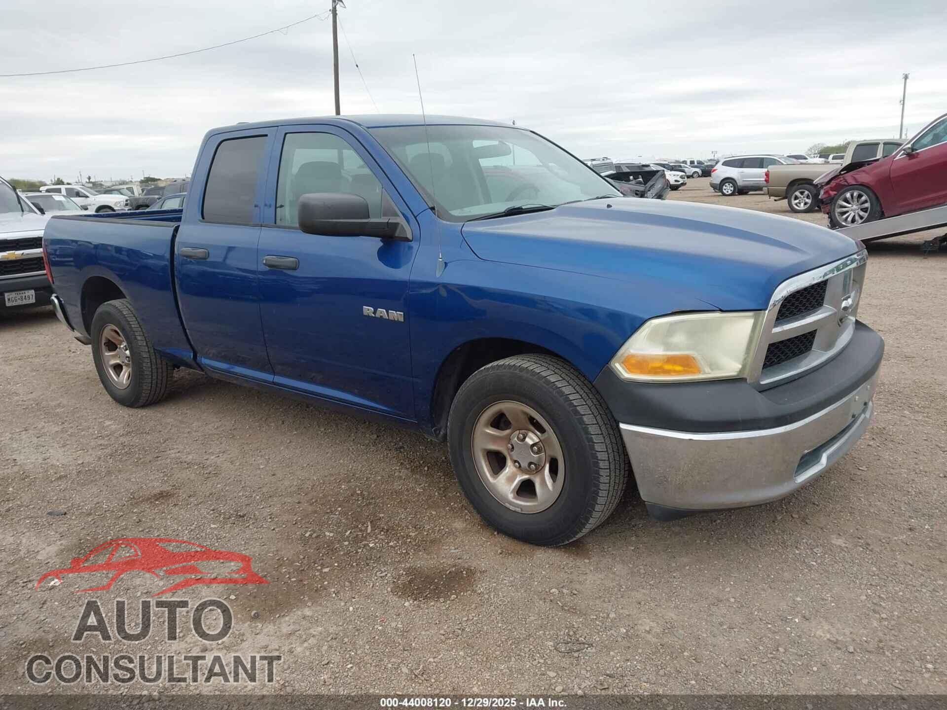 DODGE RAM 1500 2010 - 1D7RB1GK7AS144977